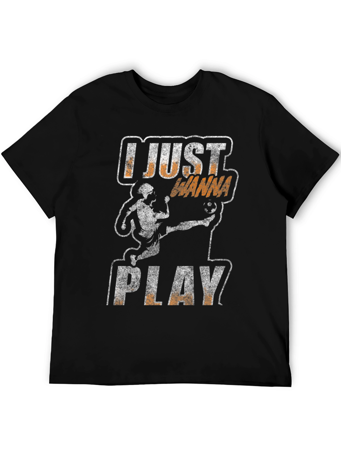 I Just Wanna Play Soccer Graphic T-Shirt