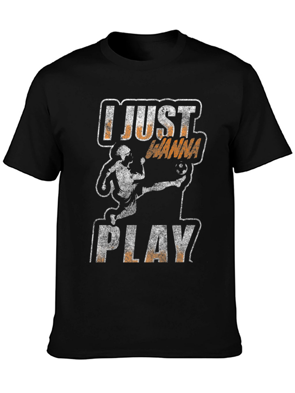 I Just Wanna Play Soccer Graphic T-Shirt