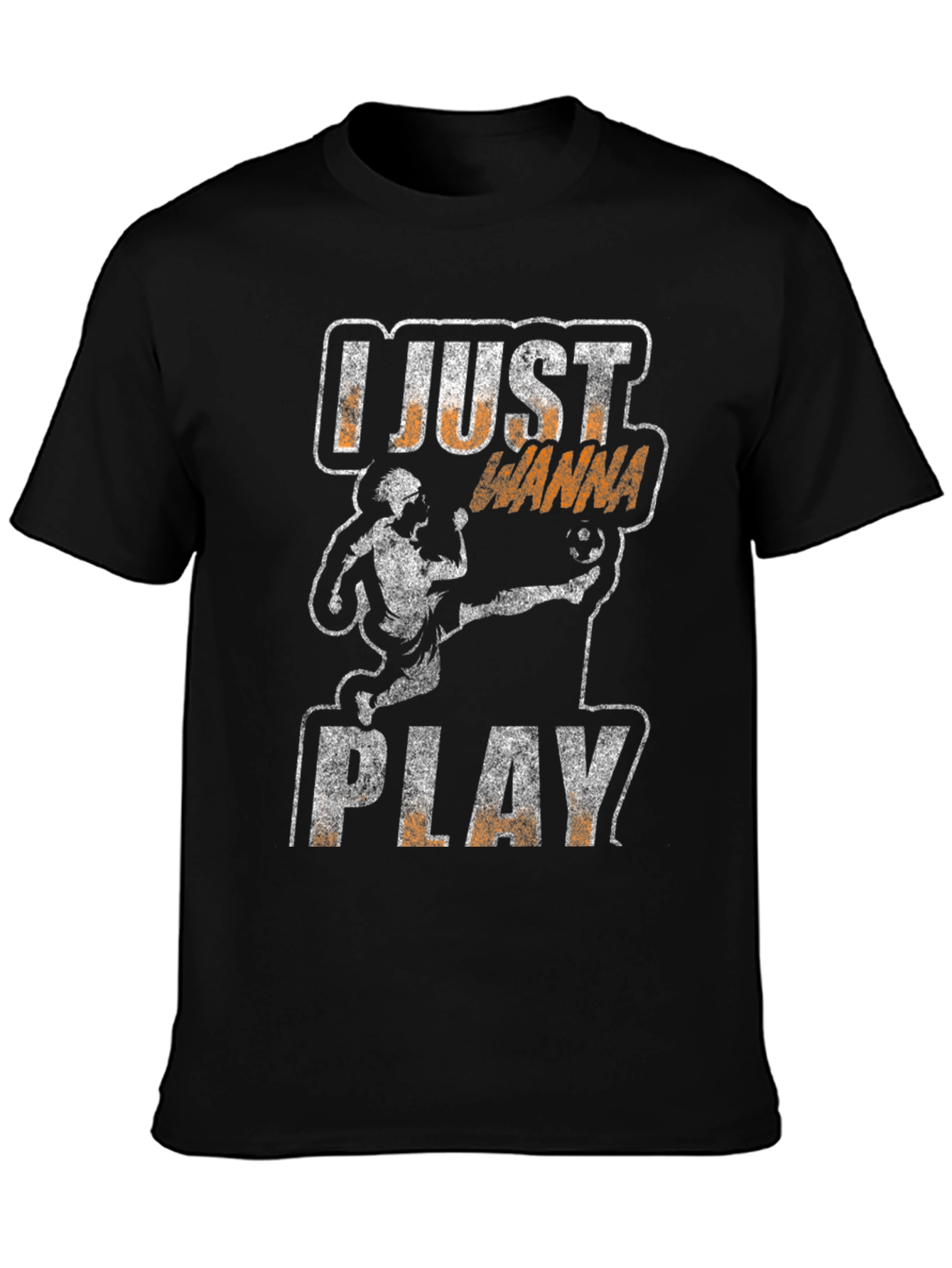I Just Wanna Play Soccer Graphic T-Shirt