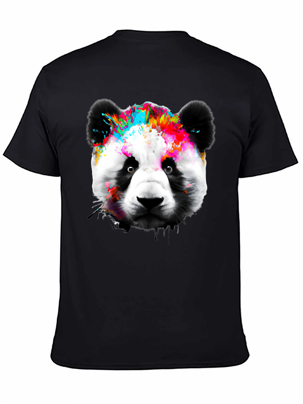 Colorful Panda Graphic T-Shirt