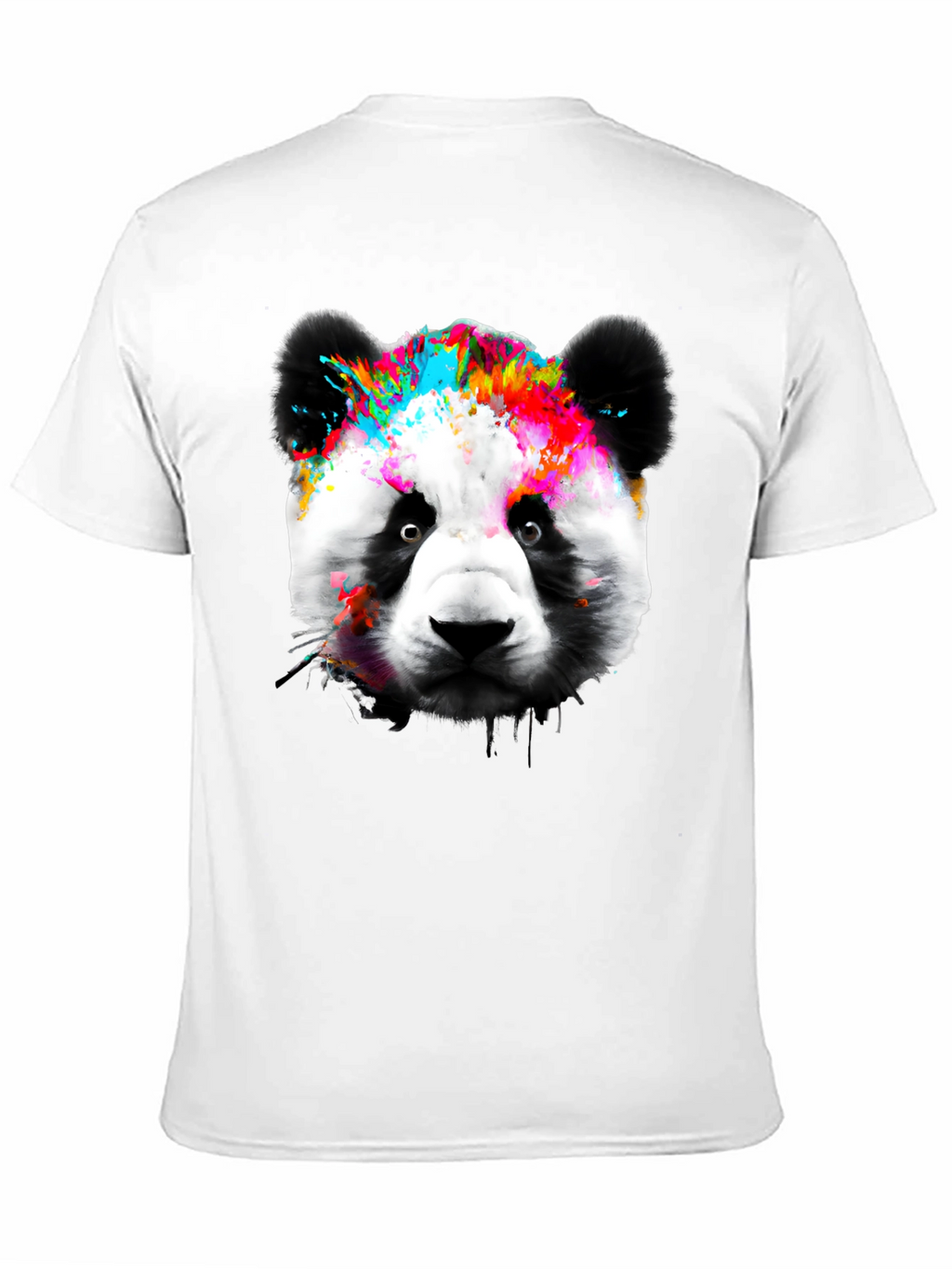 Colorful Panda Graphic T-Shirt