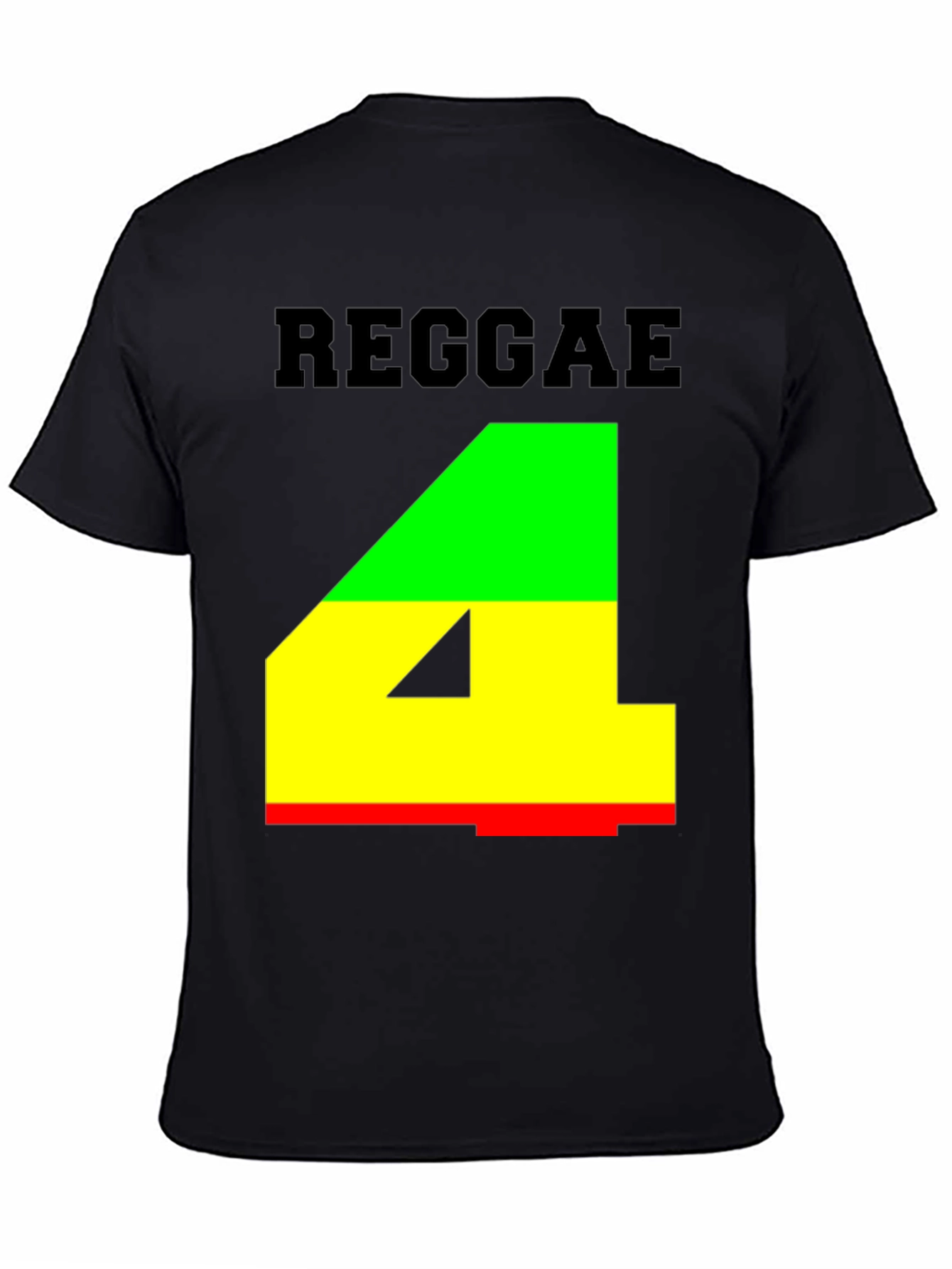 Reggae 4 T-Shirt - Rasta Colors