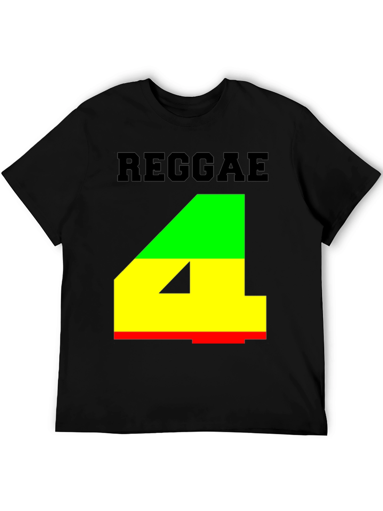 Reggae 4 T-Shirt - Rasta Colors
