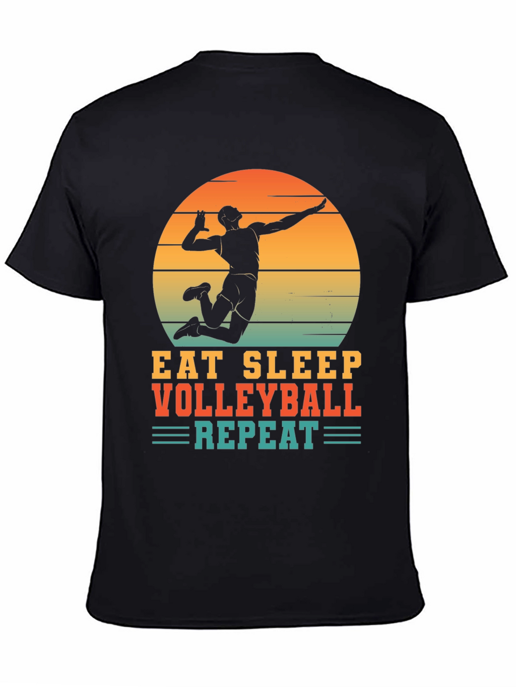 Volleyball T-Shirt - Eat Sleep Volleyball Repeat