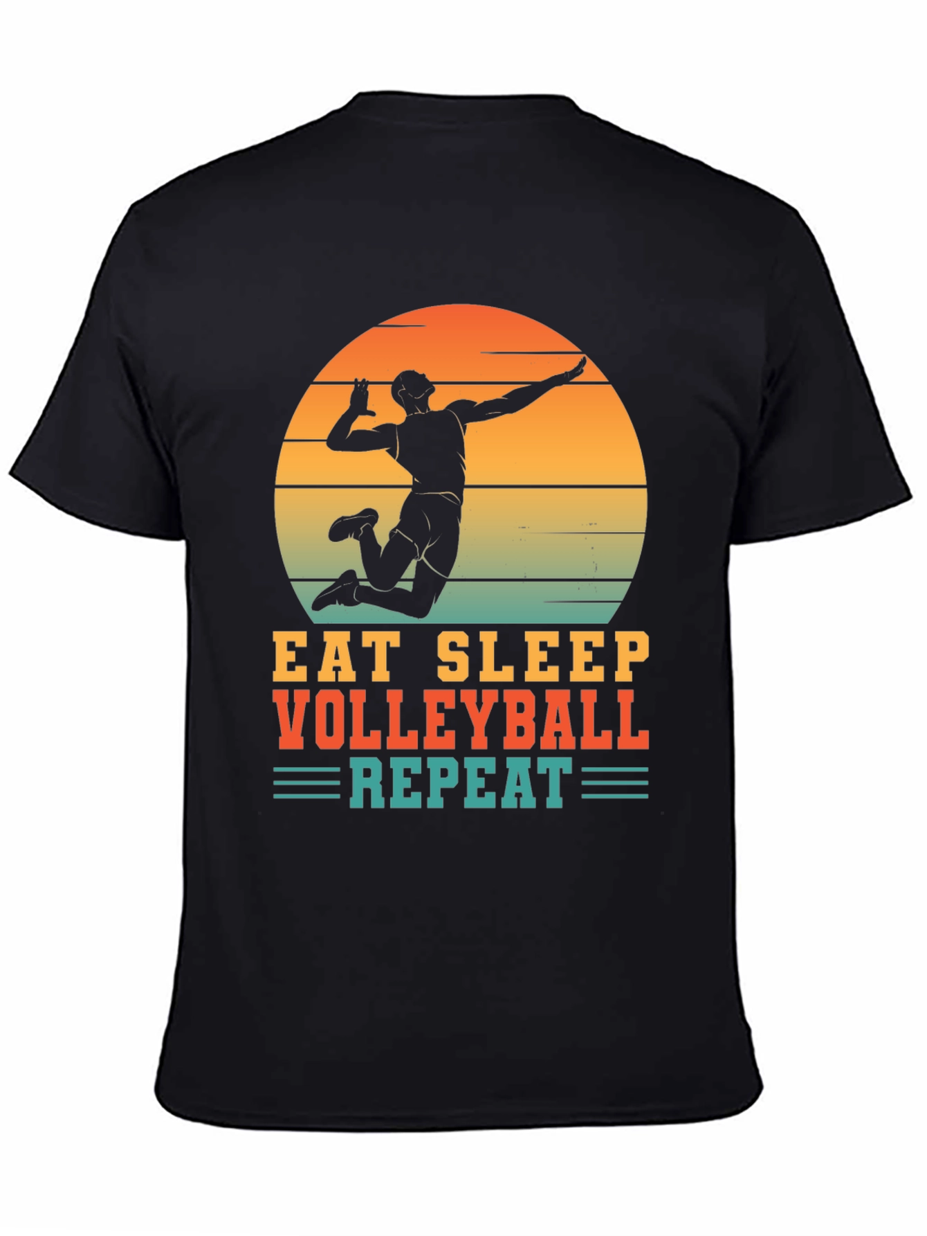 Volleyball T-Shirt - Eat Sleep Volleyball Repeat