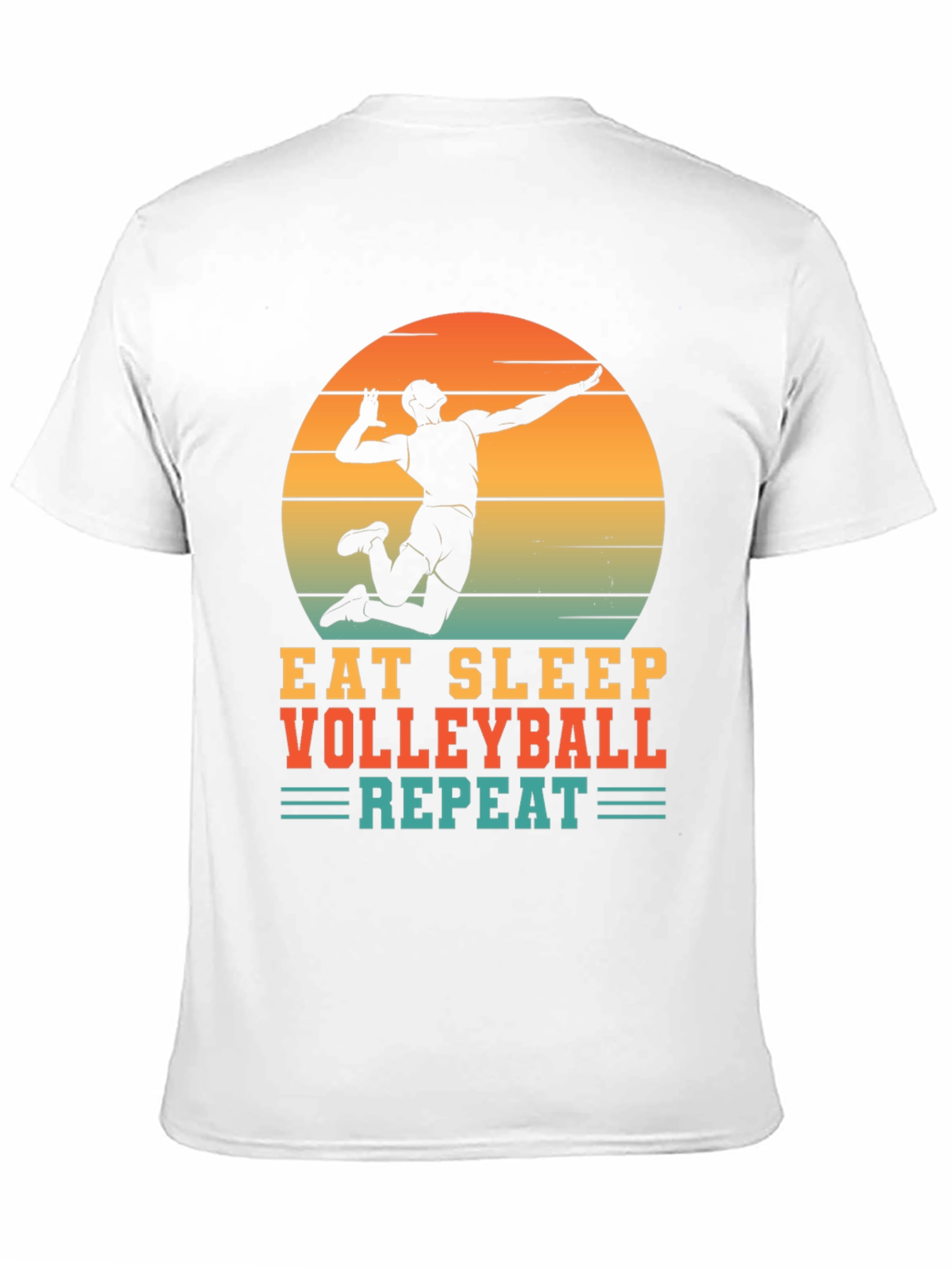 Volleyball T-Shirt - Eat Sleep Volleyball Repeat