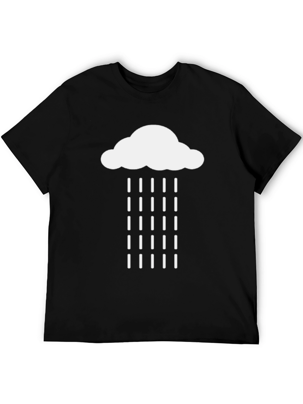 Rain Cloud Graphic Tee - Mens Casual T-Shirt