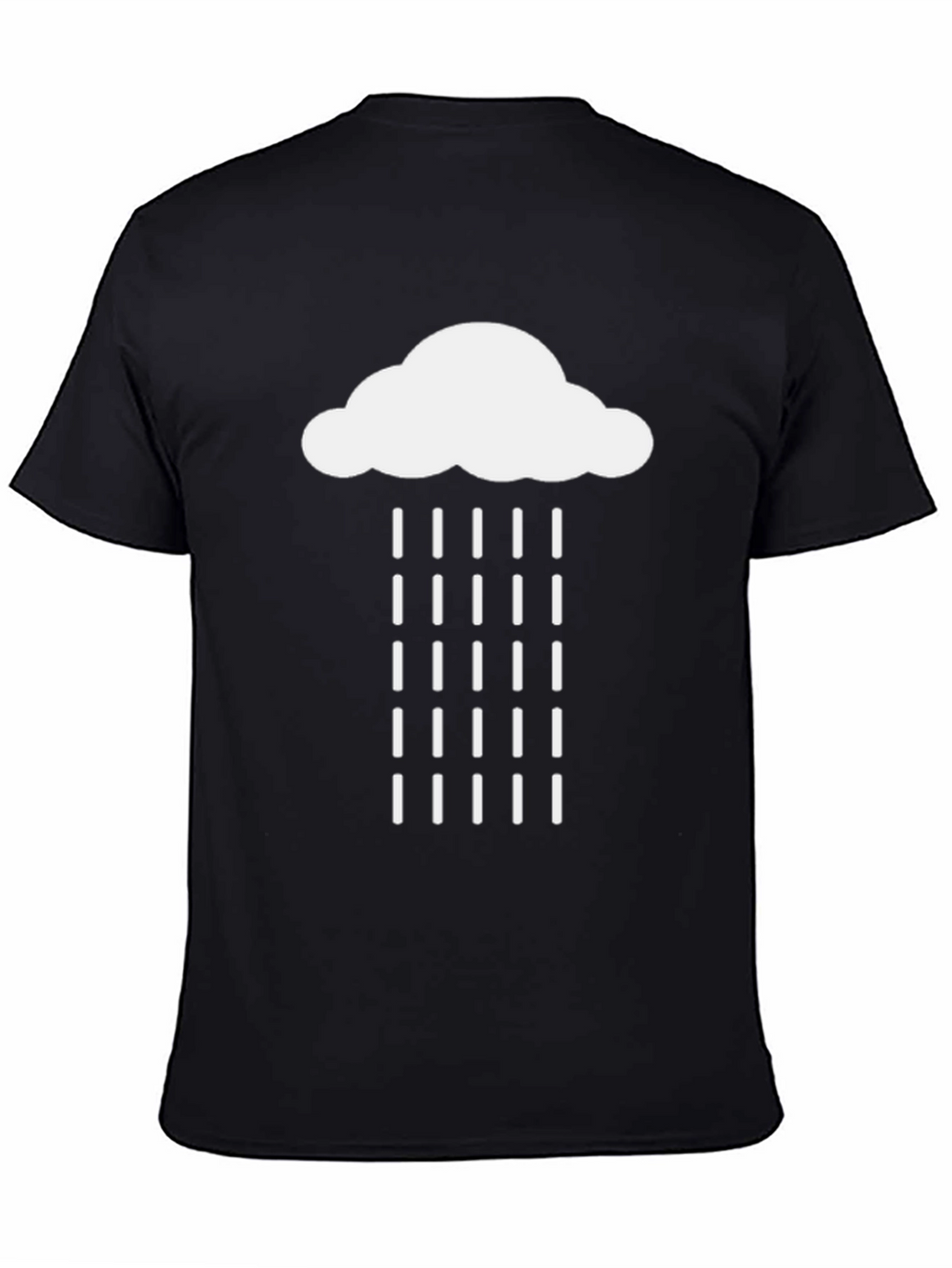 Rain Cloud Graphic Tee - Mens Casual T-Shirt