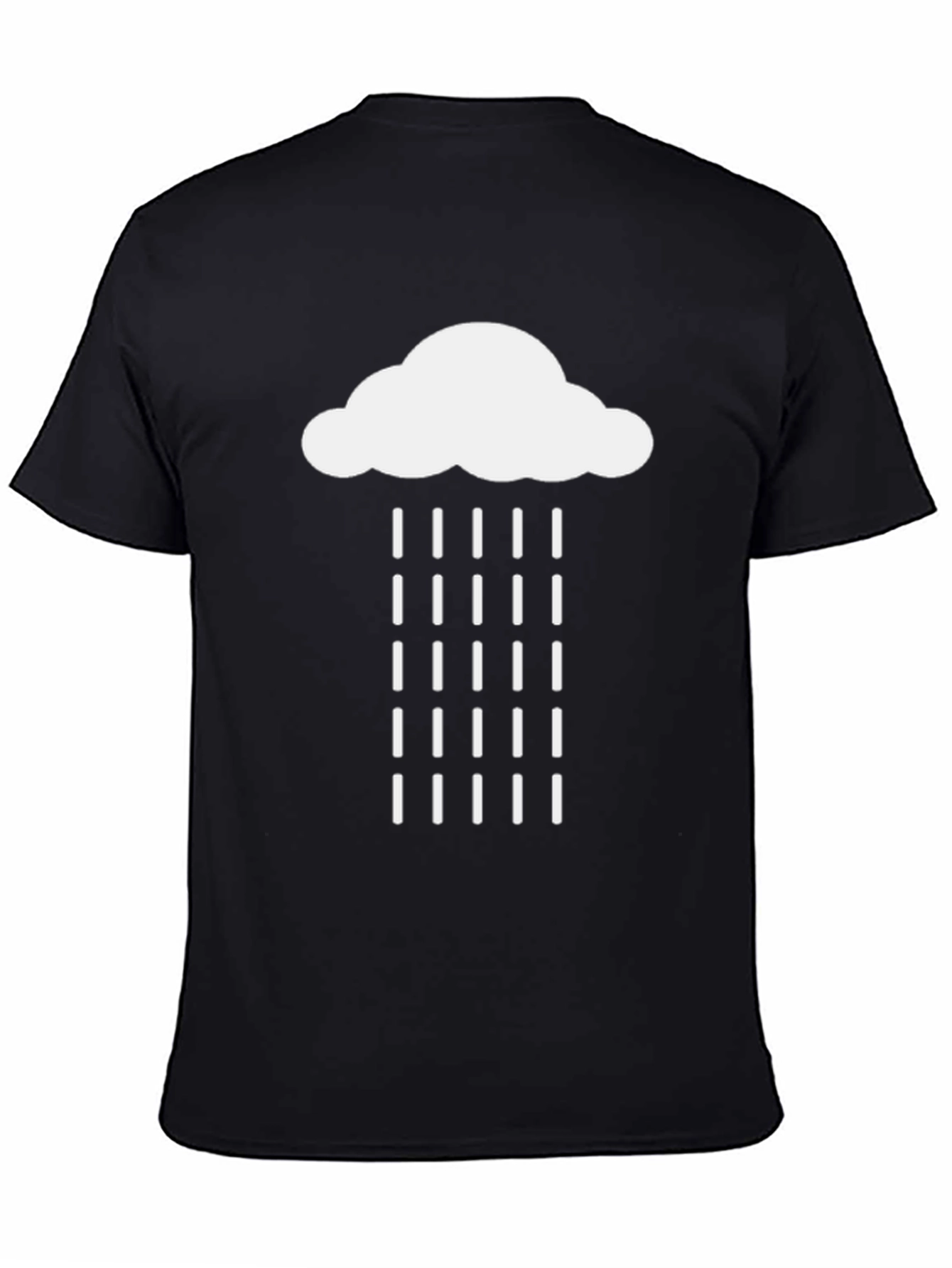 Rain Cloud Graphic Tee - Mens Casual T-Shirt