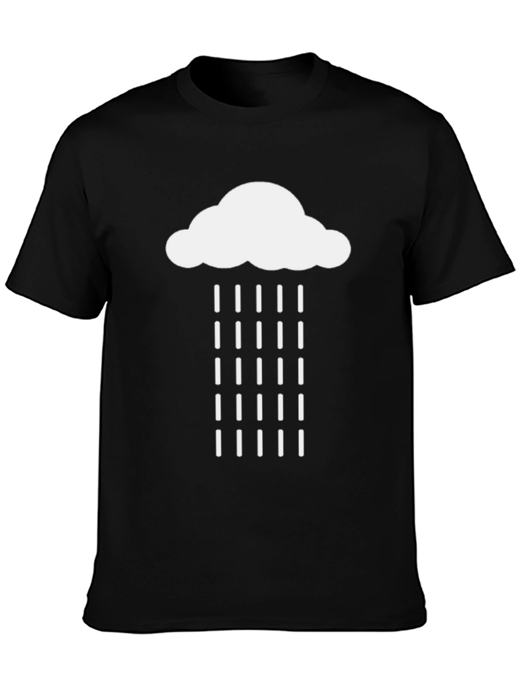 Rain Cloud Graphic Tee - Mens Casual T-Shirt