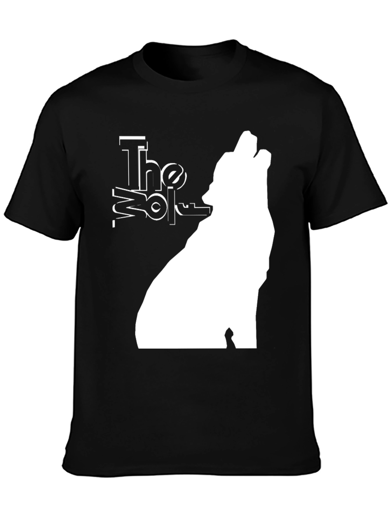 The Wolf Graphic T-Shirt - Black Tee