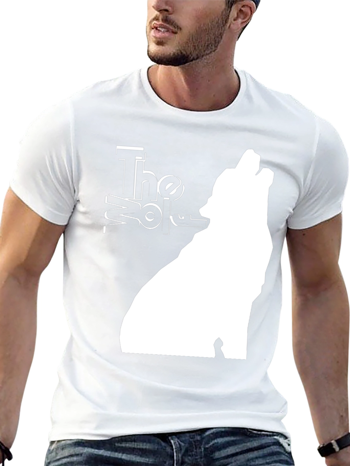 The Wolf Graphic T-Shirt - Black Tee