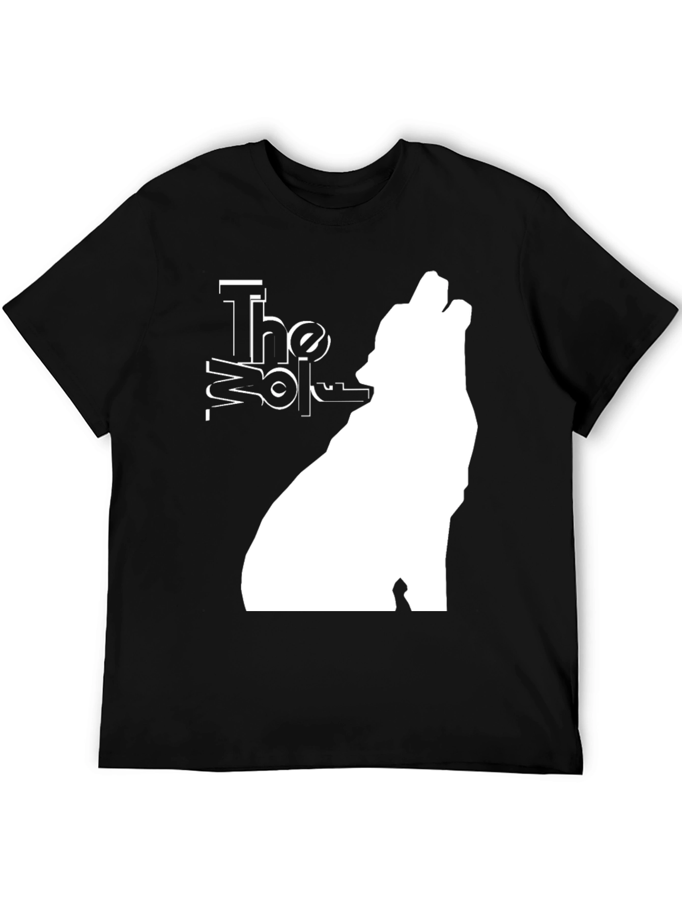 The Wolf Graphic T-Shirt - Black Tee