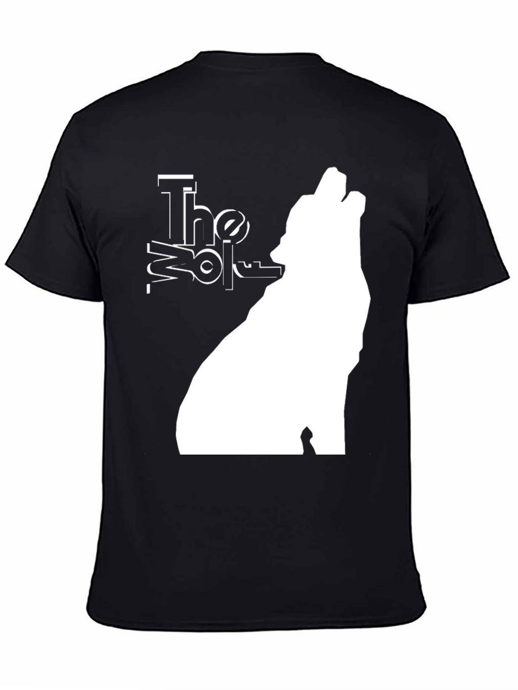 The Wolf Graphic T-Shirt - Black Tee