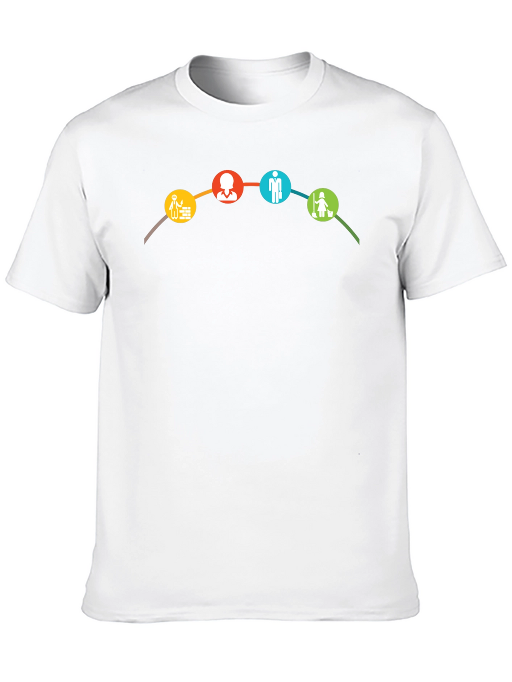 Career Path T-Shirt - Black Cotton Tee