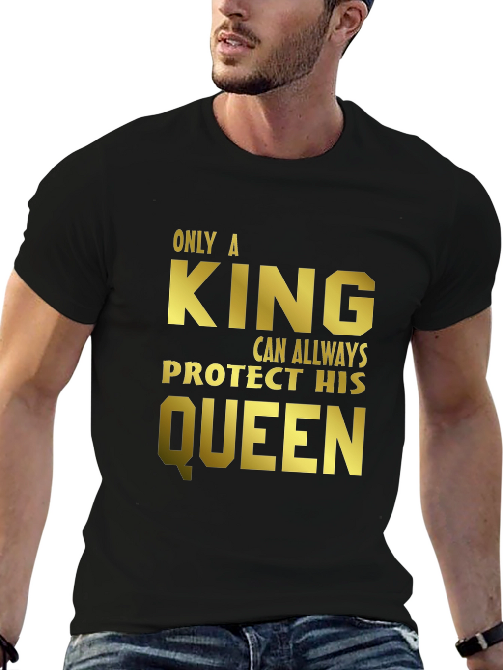 King Protects Queen Graphic Tee