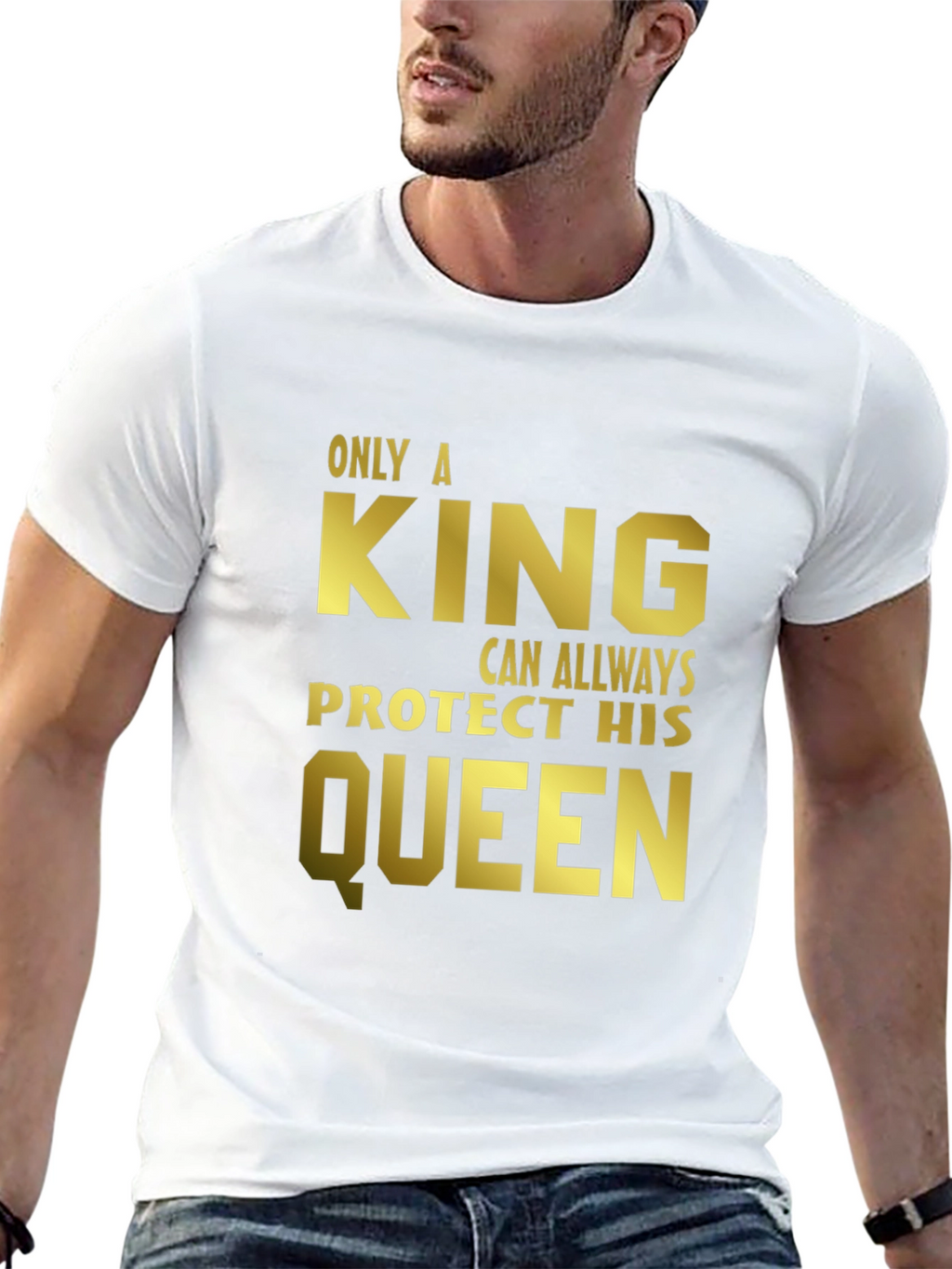 King Protects Queen Graphic Tee