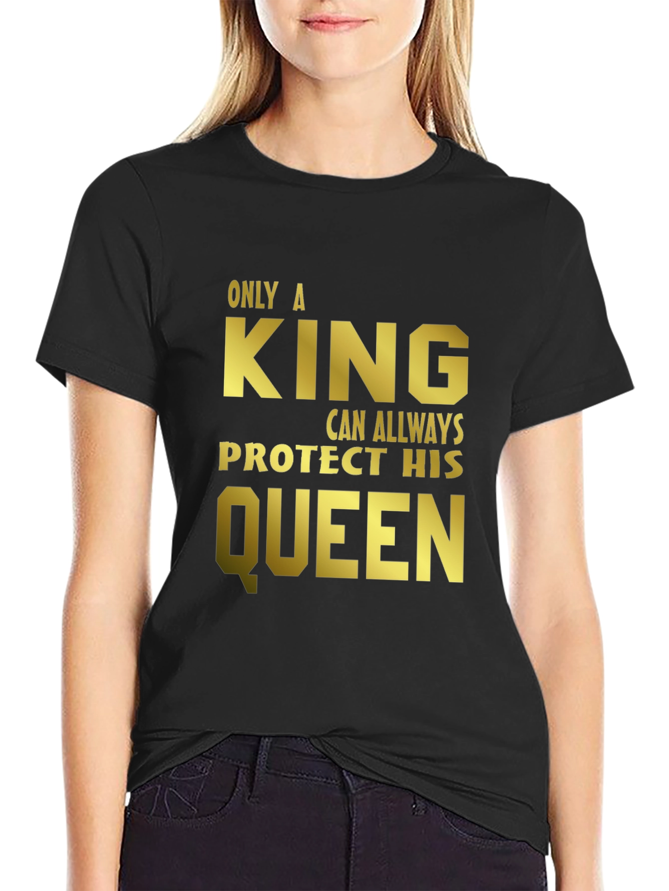 King Protects Queen Graphic Tee