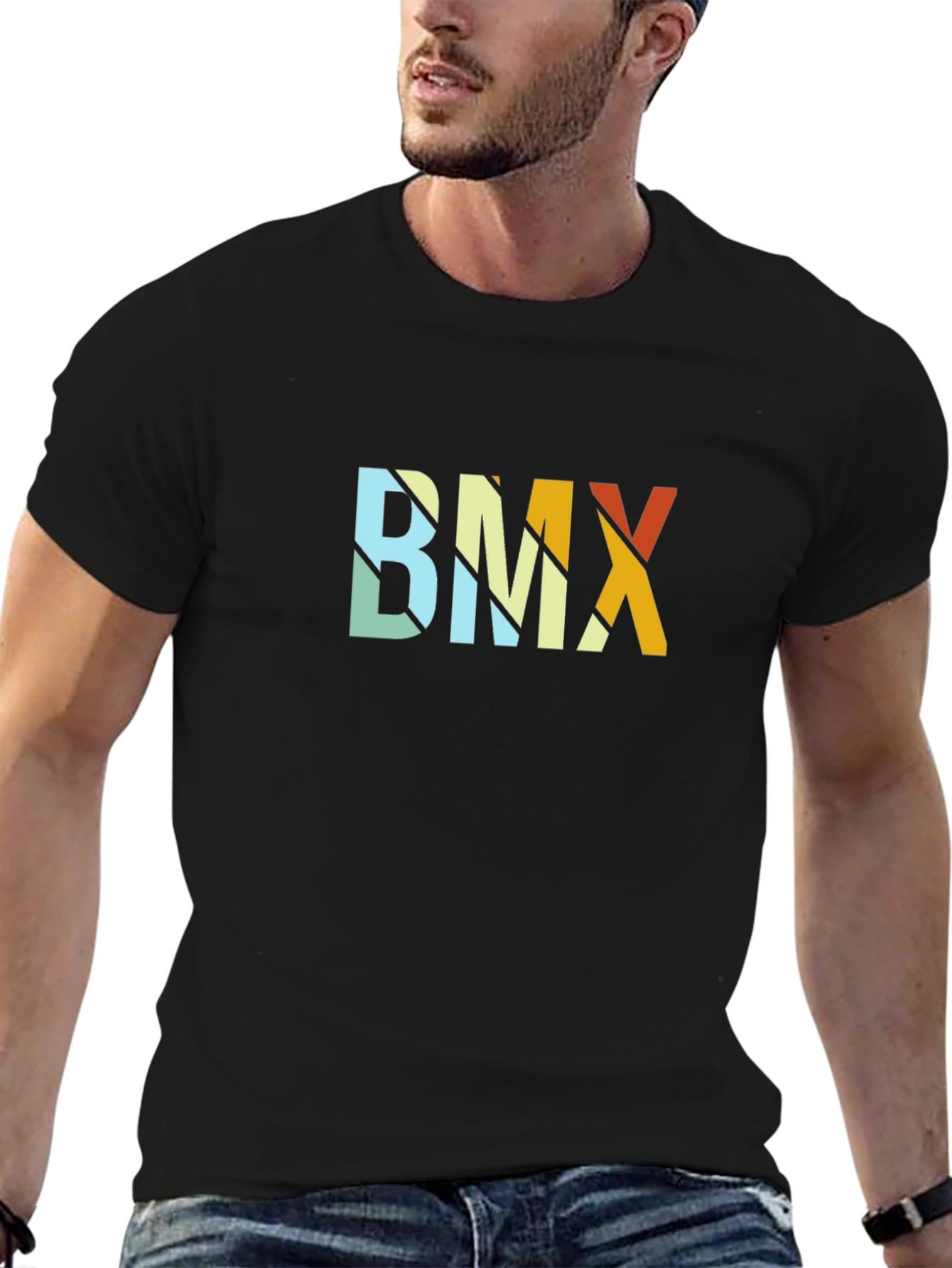 BMX Retro Style Graphic Tee - Classic Design