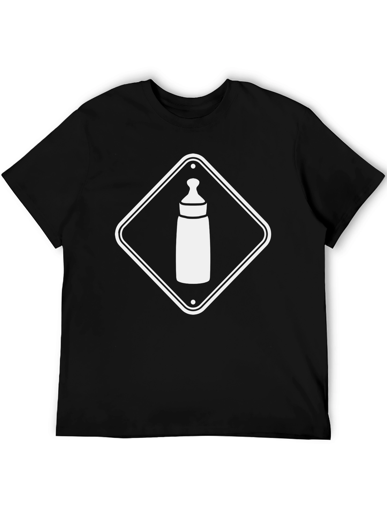 Baby Bottle Warning T-Shirt - New Parent Gift