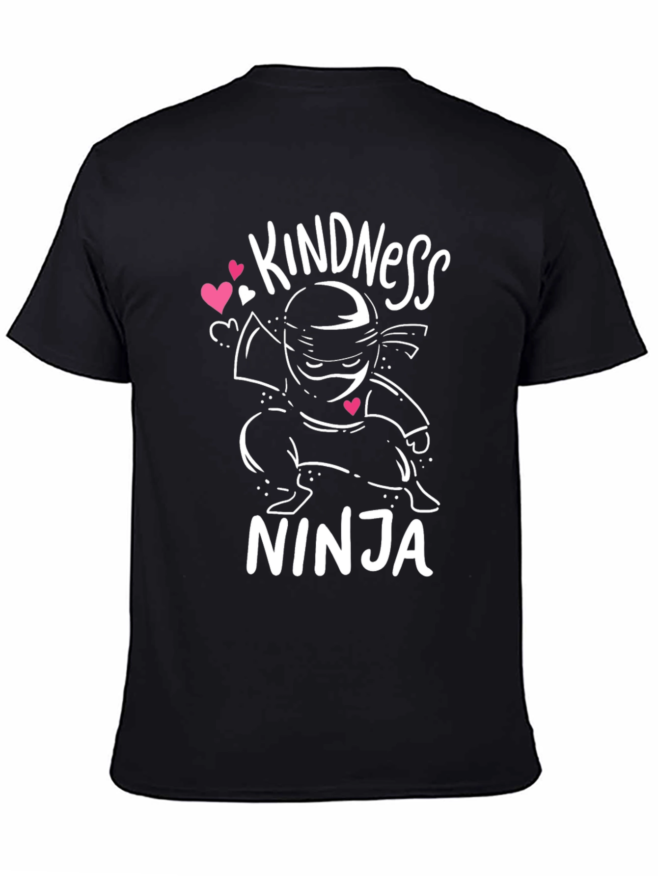 Kindness Ninja Black Graphic Tee