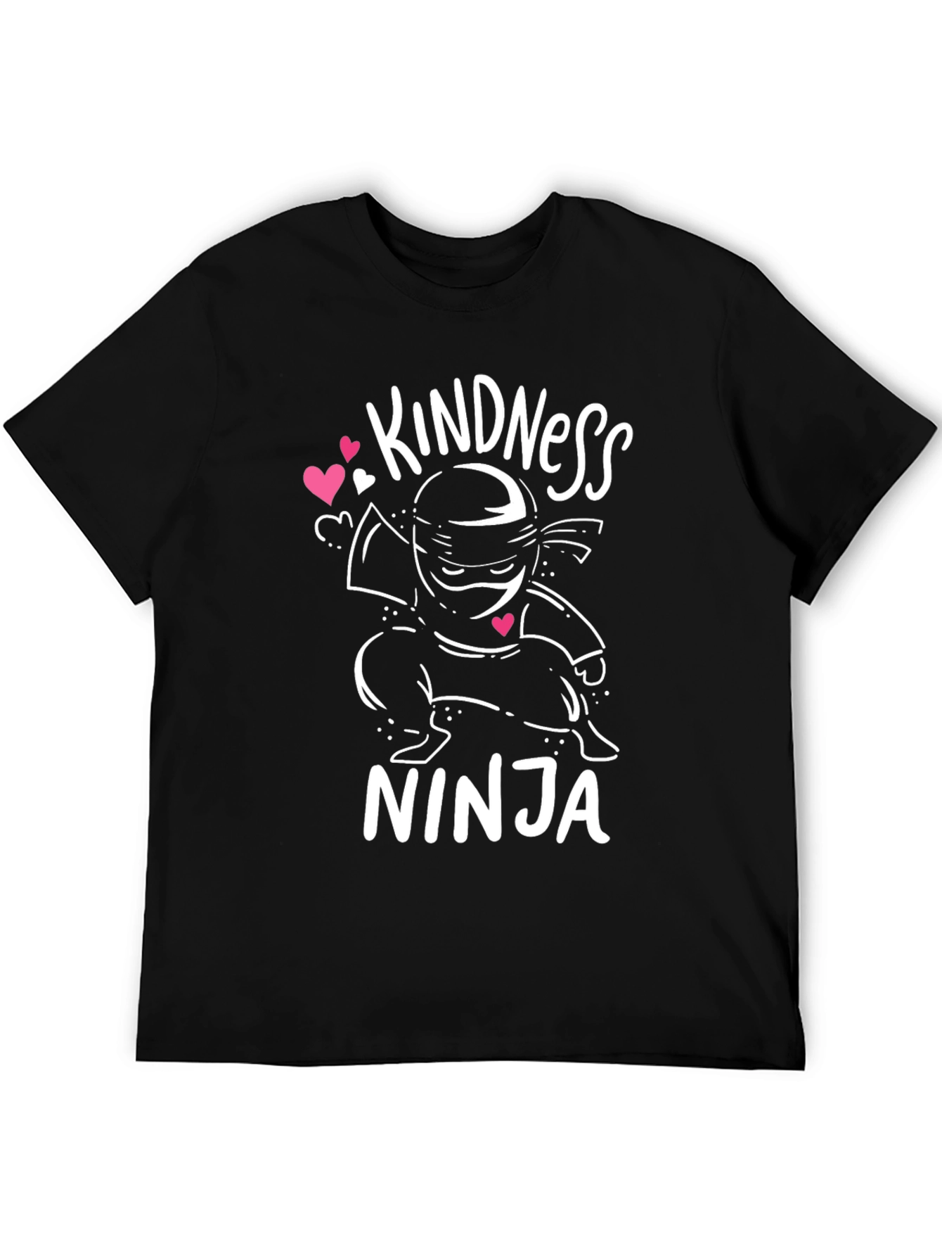 Kindness Ninja Black Graphic Tee