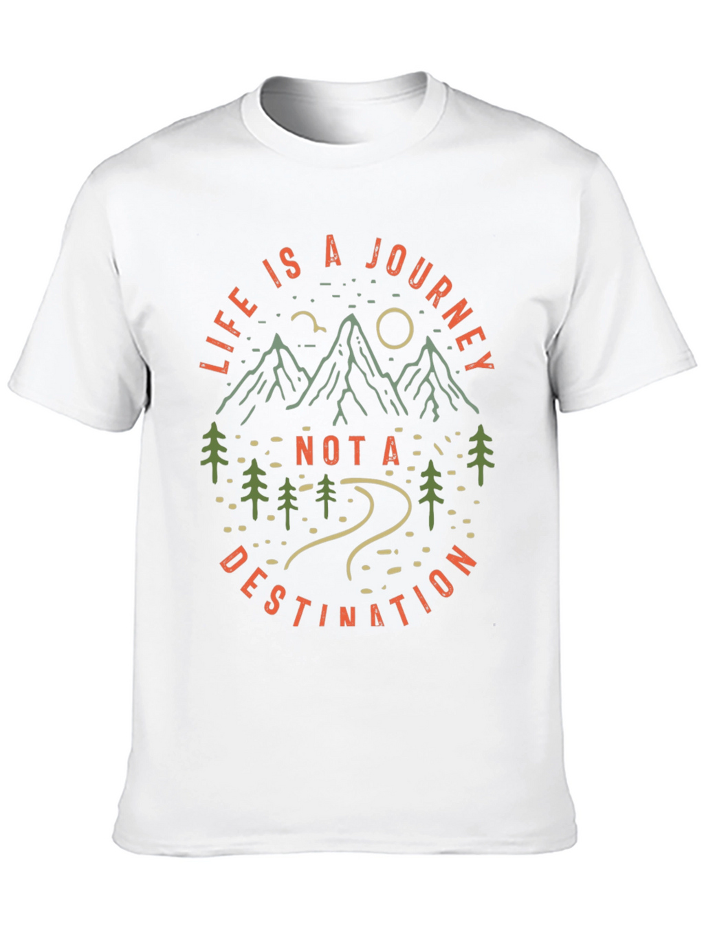 Life is a Journey Graphic Tee - Black
