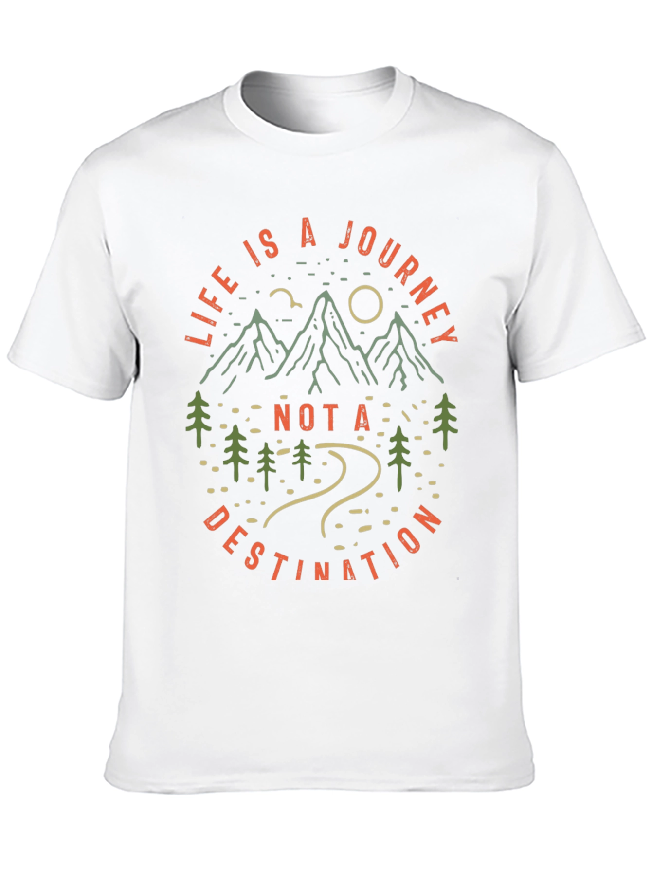 Life is a Journey Graphic Tee - Black