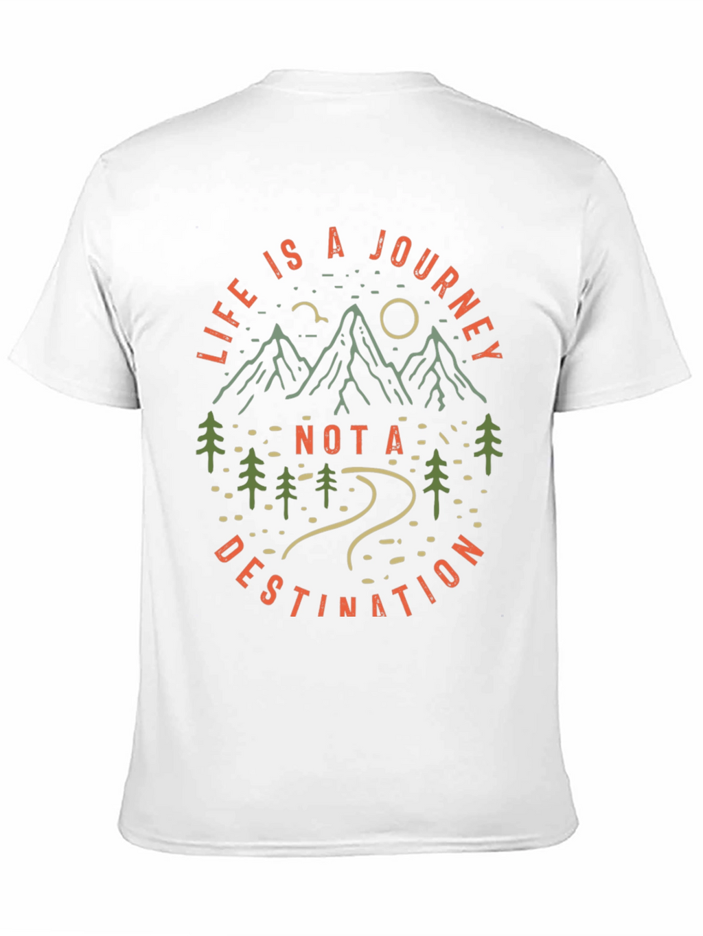 Life is a Journey Graphic Tee - Black
