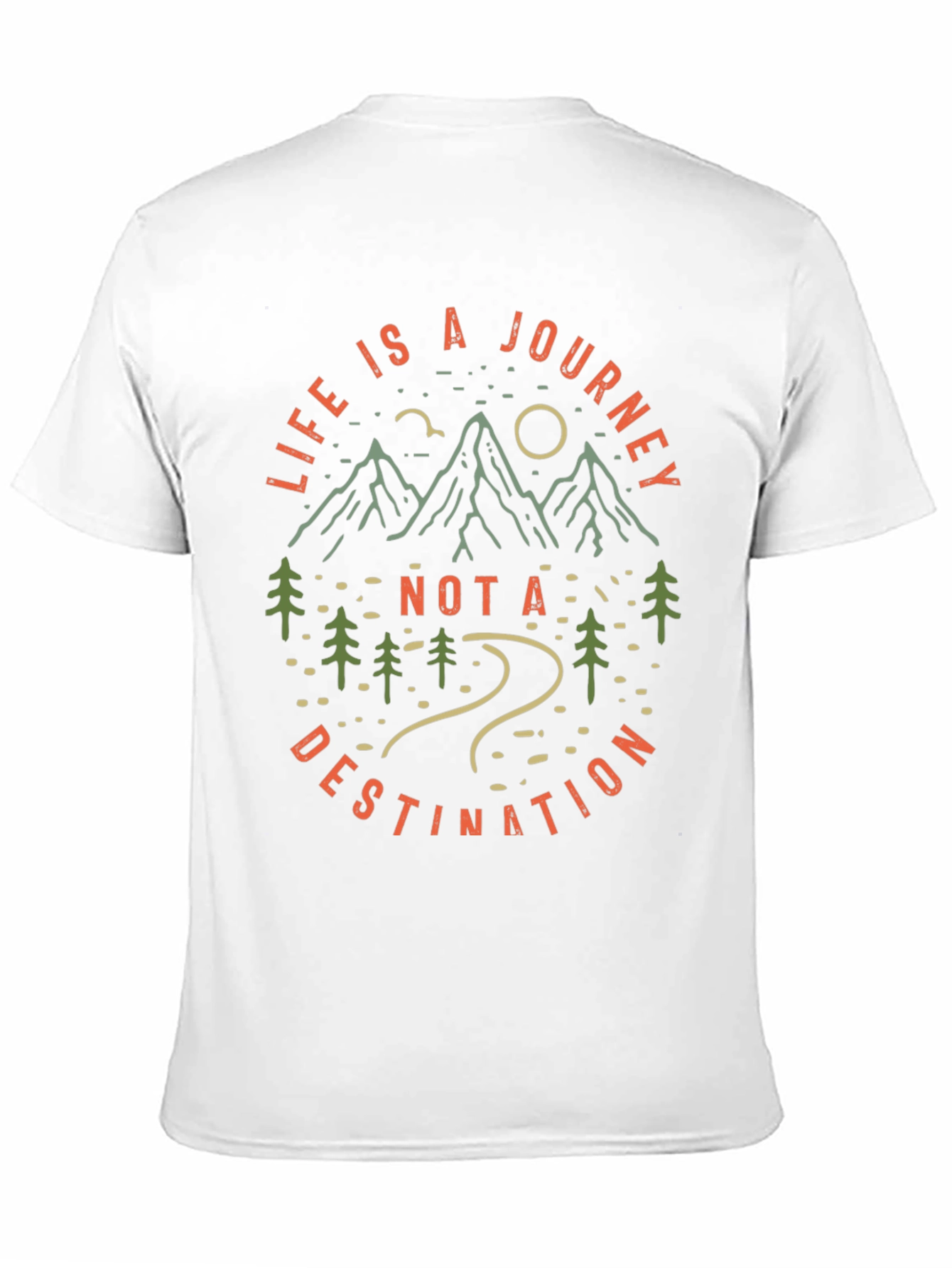 Life is a Journey Graphic Tee - Black