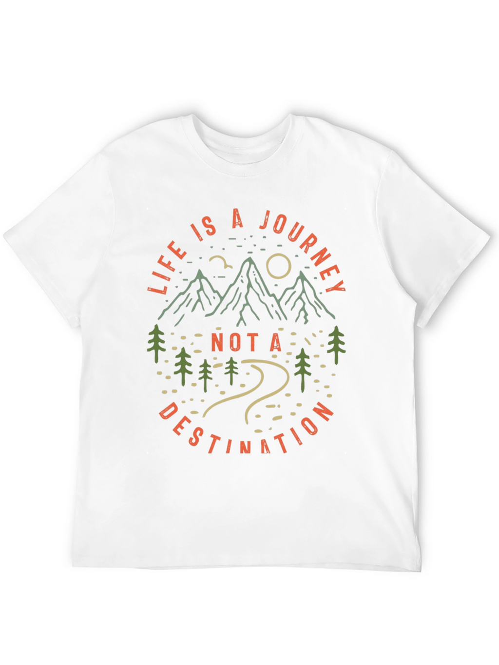 Life is a Journey Graphic Tee - Black