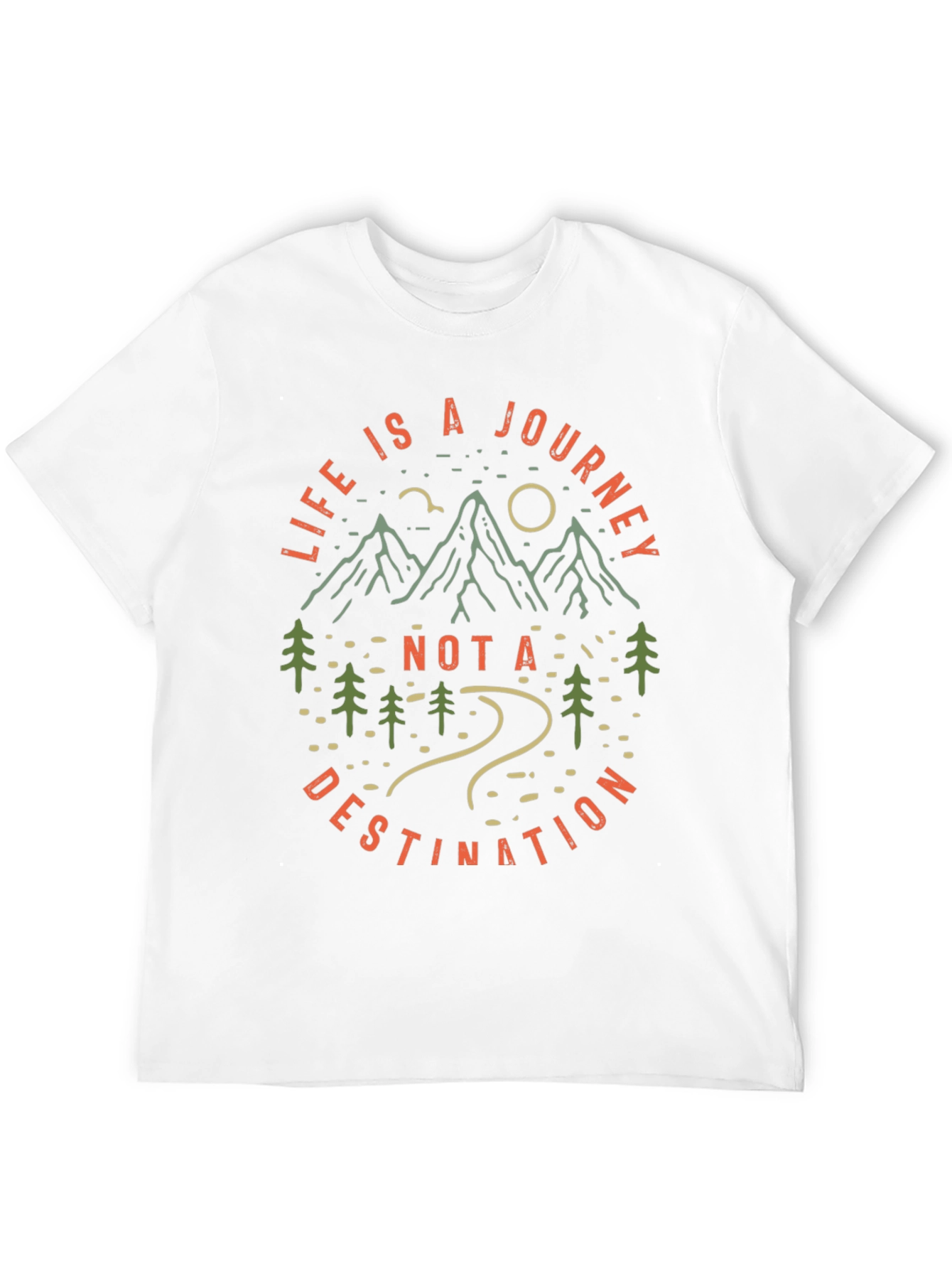 Life is a Journey Graphic Tee - Black