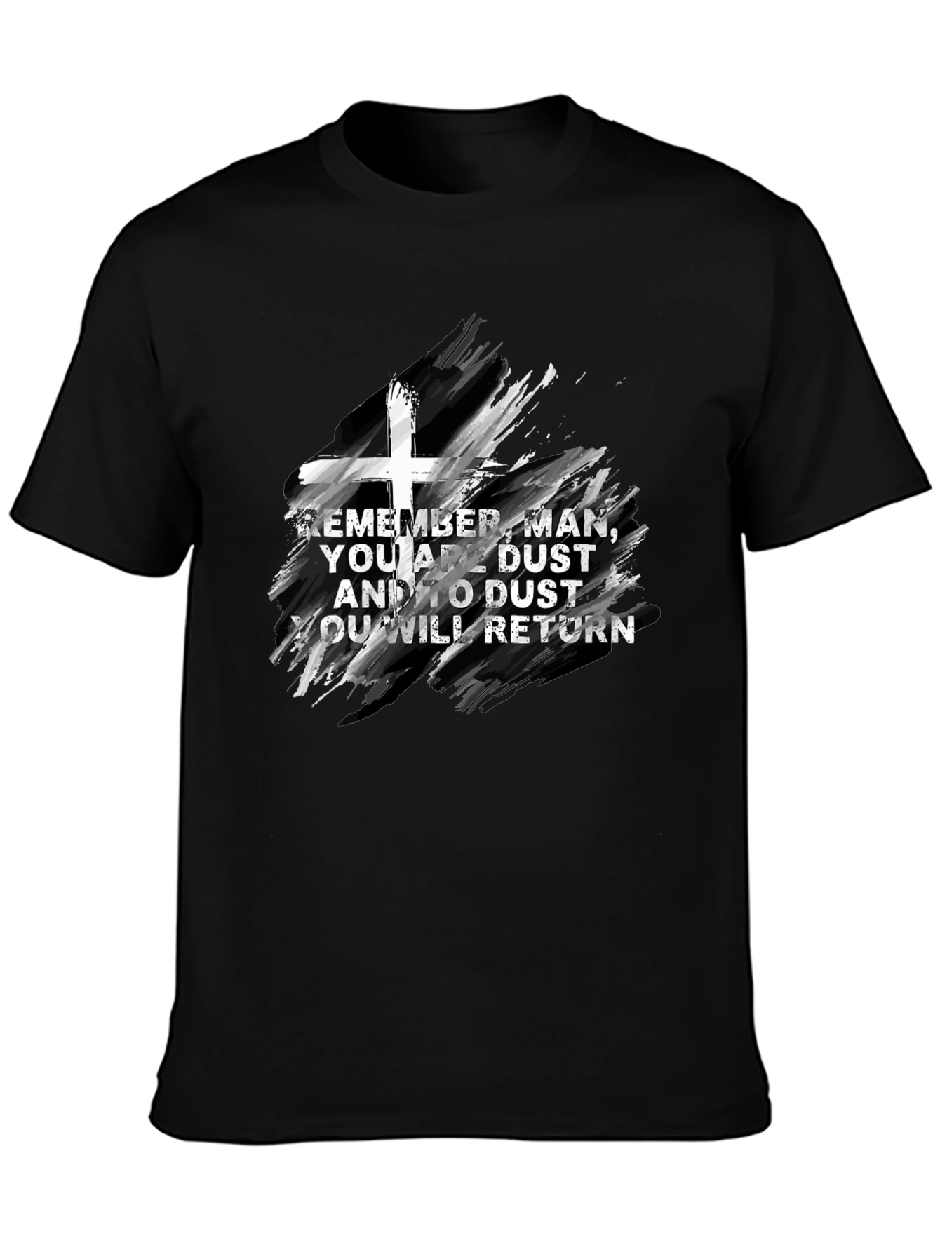 Remember Man T-Shirt - Dust Cross Design