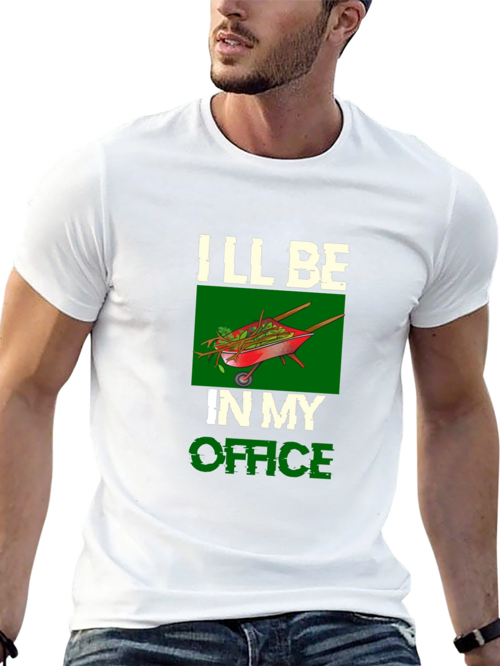 Gardeners Office T-Shirt - Wheelbarrow Graphic Tee