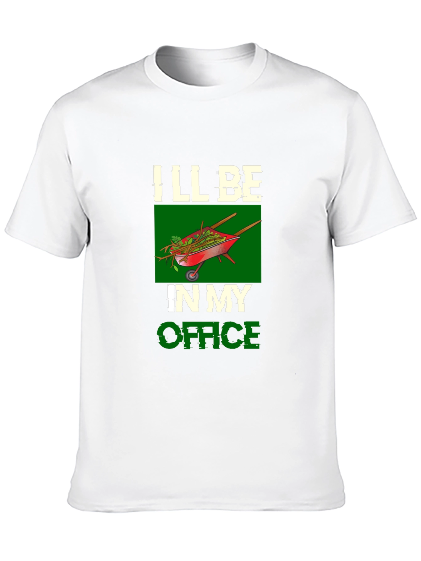Gardeners Office T-Shirt - Wheelbarrow Graphic Tee