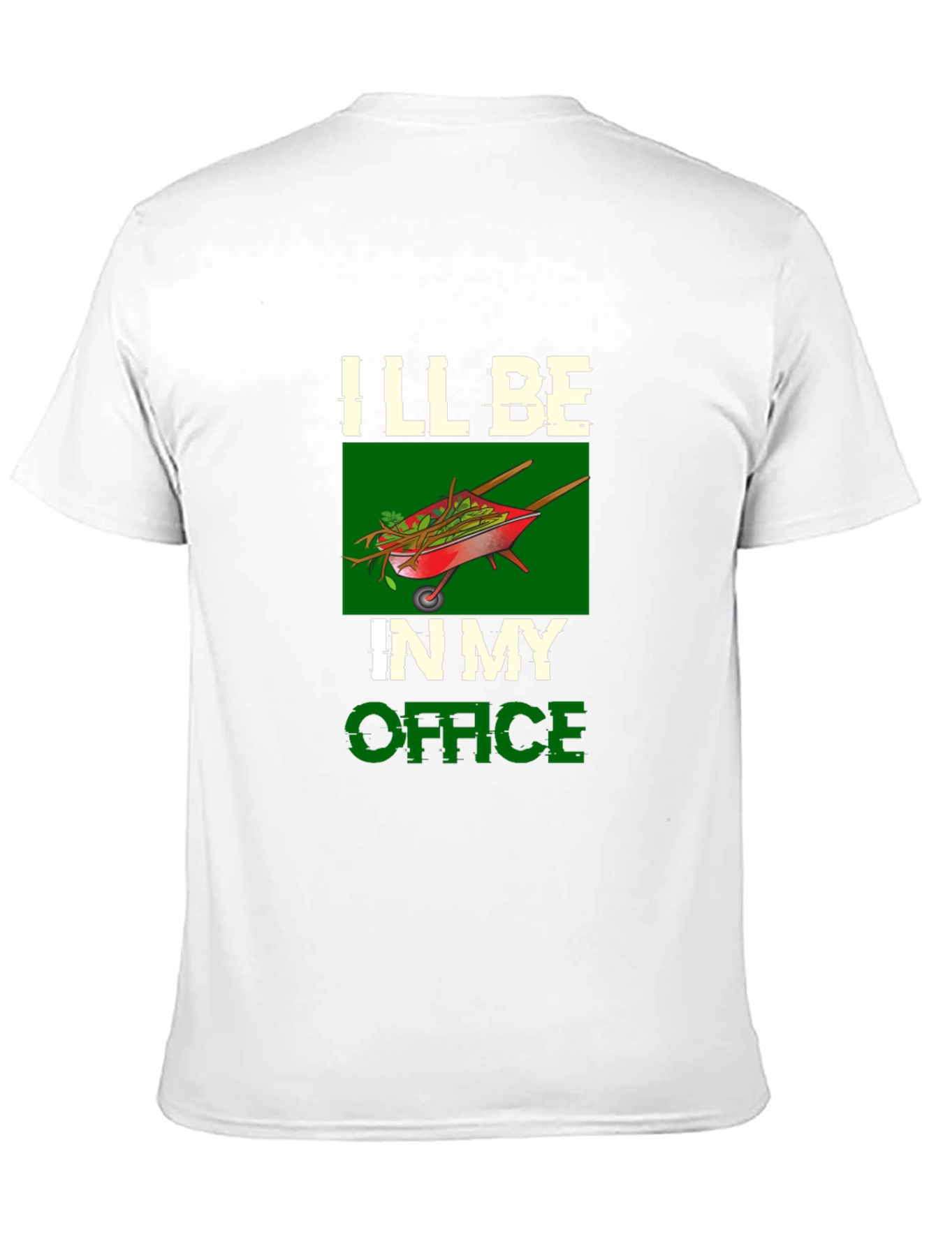 Gardeners Office T-Shirt - Wheelbarrow Graphic Tee