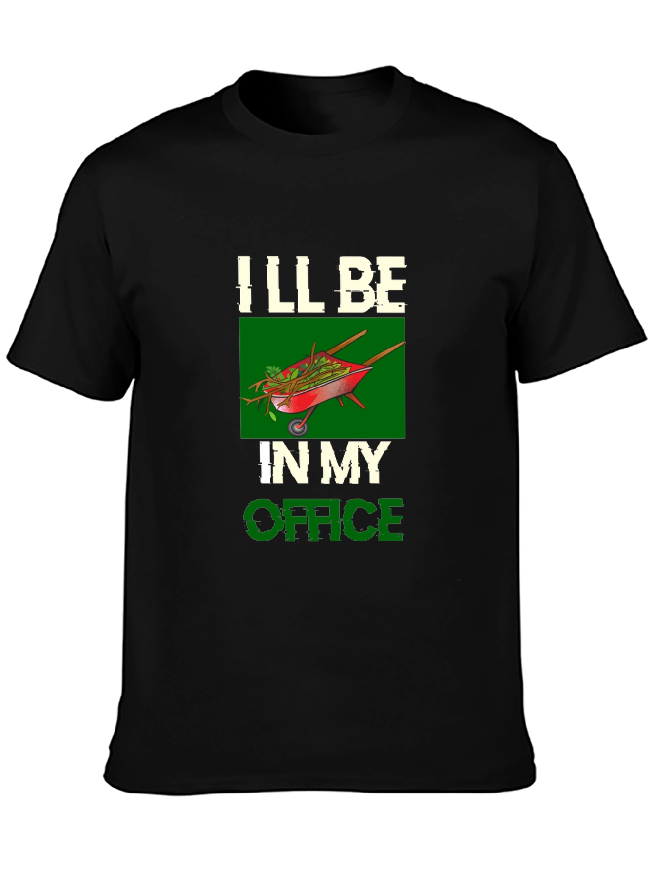 Gardeners Office T-Shirt - Wheelbarrow Graphic Tee