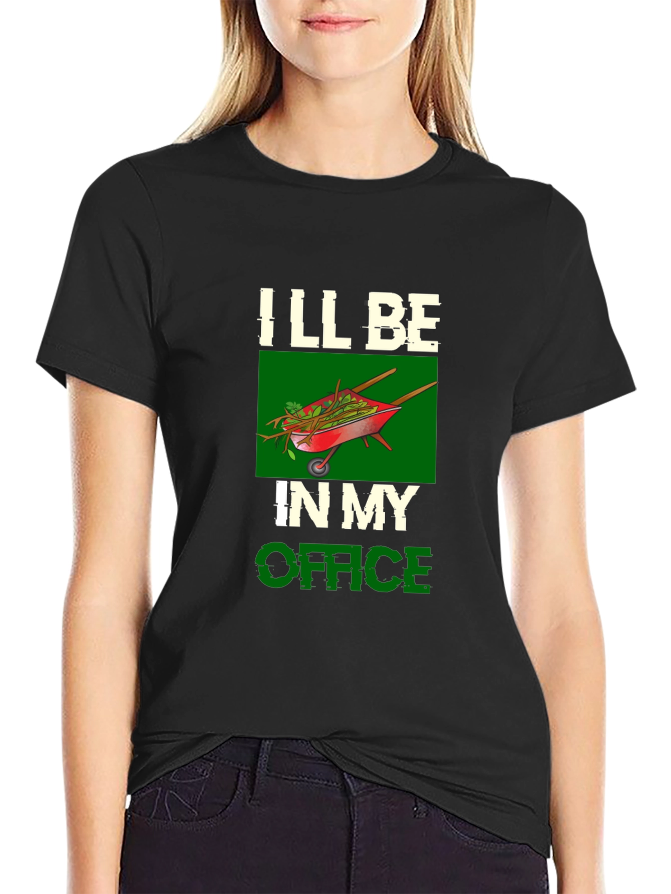 Gardeners Office T-Shirt - Wheelbarrow Graphic Tee