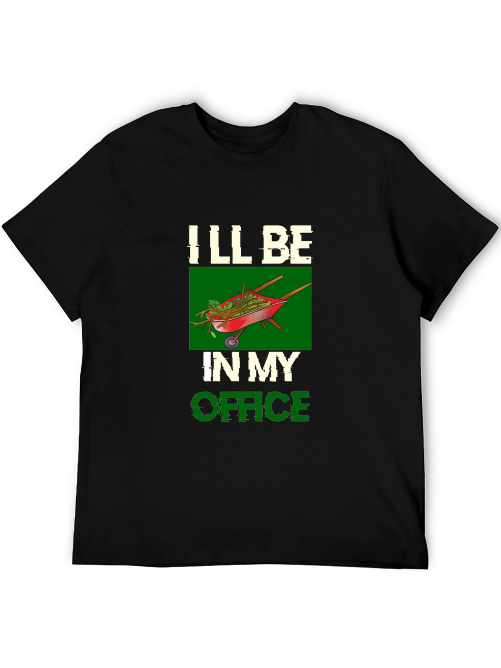 Gardeners Office T-Shirt - Wheelbarrow Graphic Tee