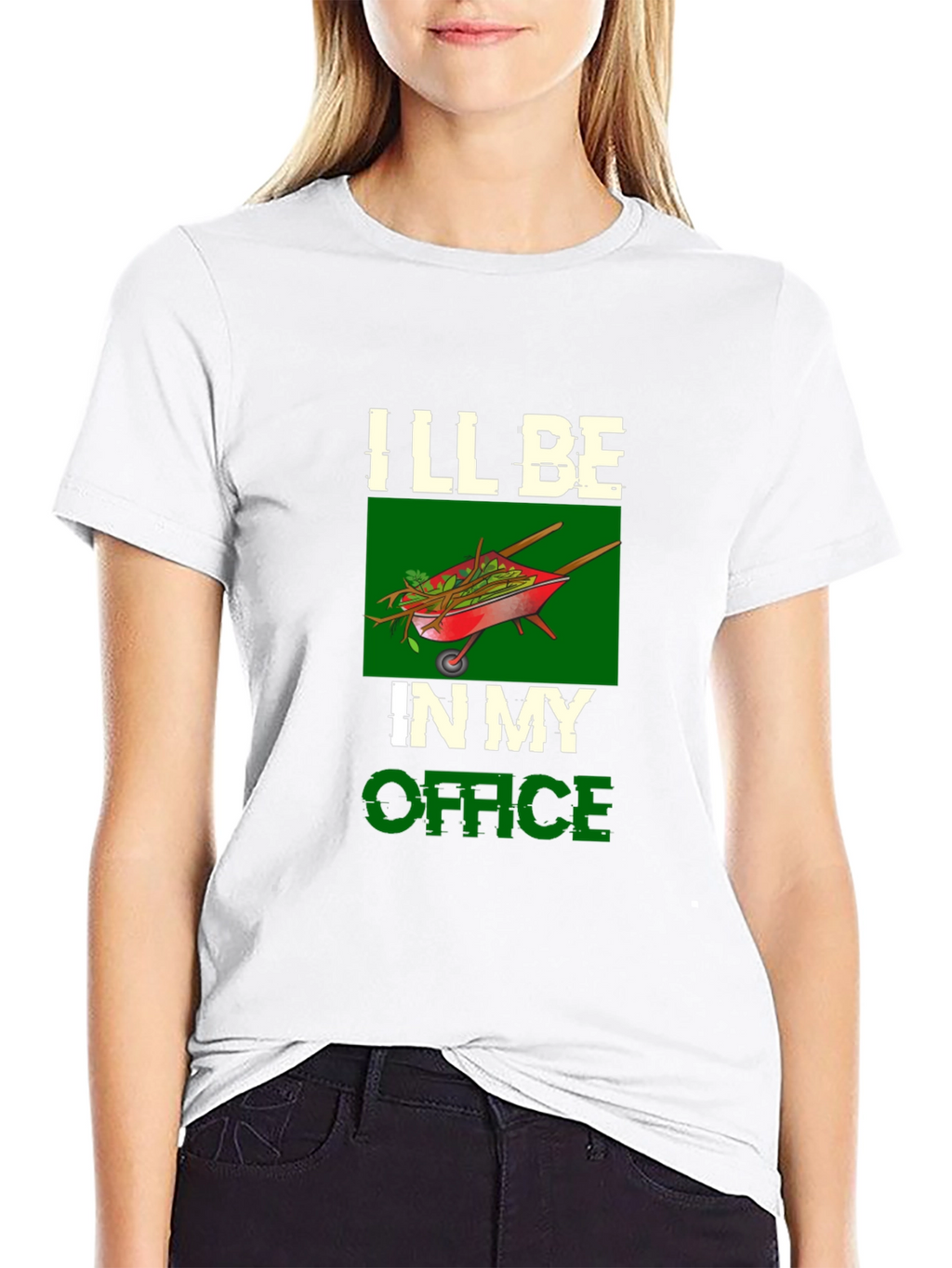 Gardeners Office T-Shirt - Wheelbarrow Graphic Tee
