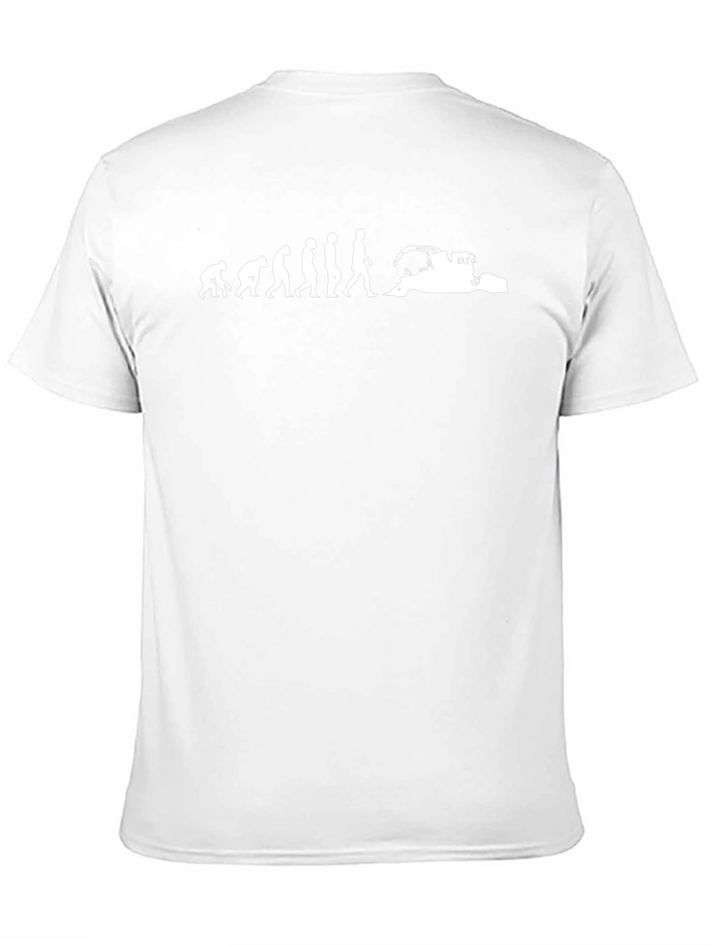 Evolution to Tractor T-Shirt - Black Cotton Tee