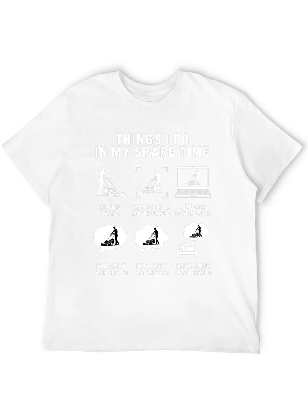 Lawn Mowing Spare Time T-Shirt