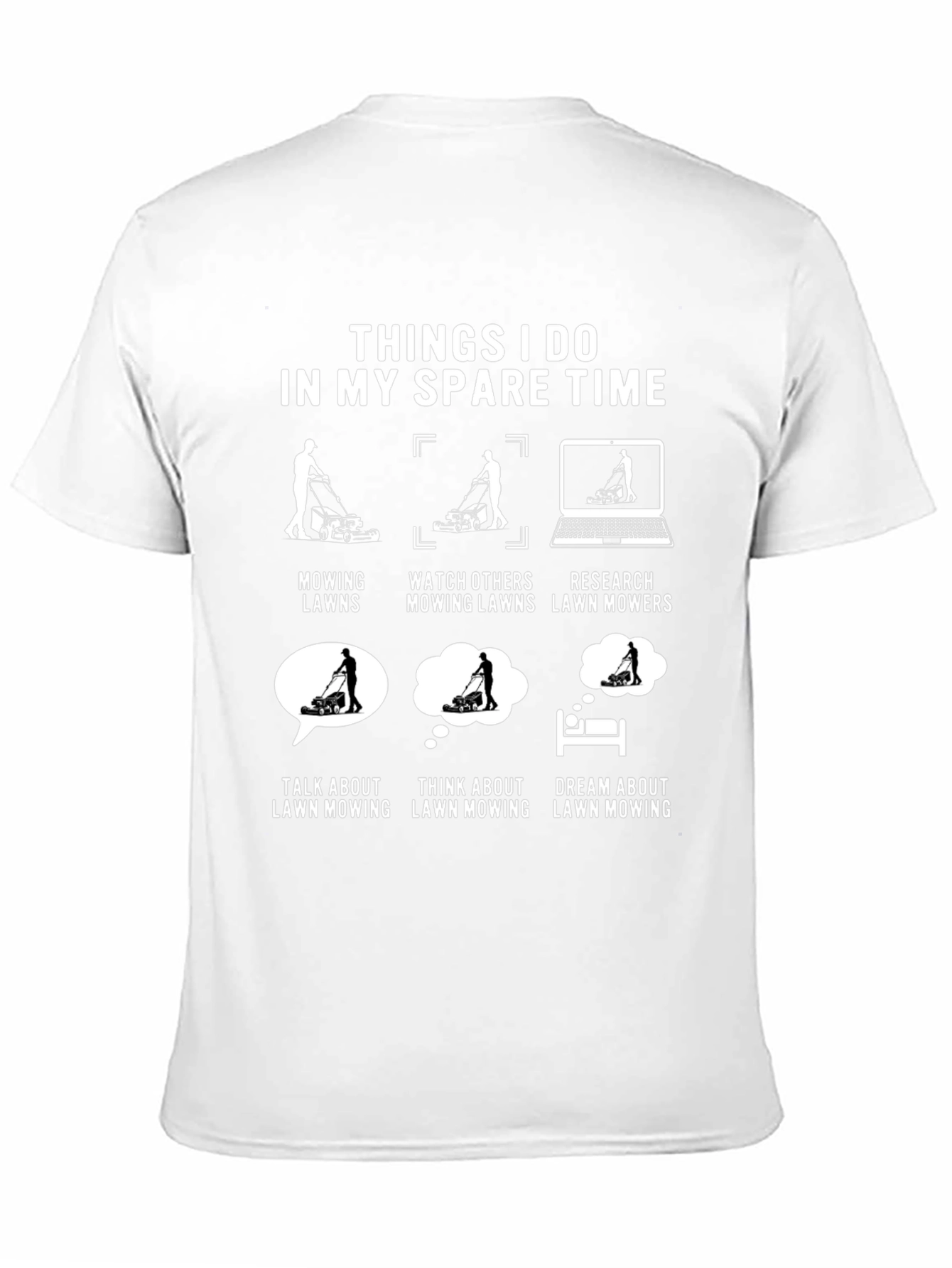Lawn Mowing Spare Time T-Shirt