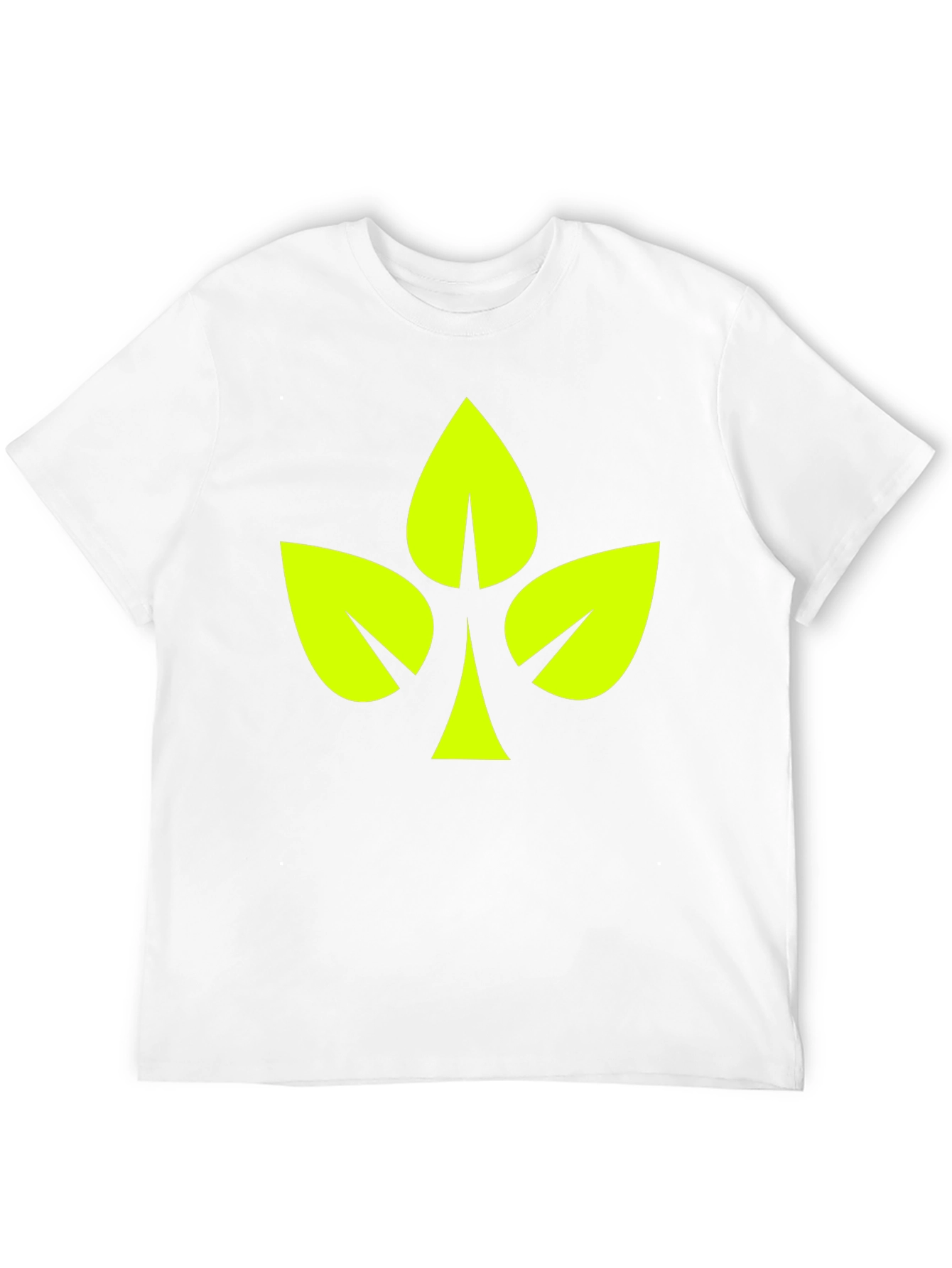 Leaf Clover Graphic Black T-Shirt