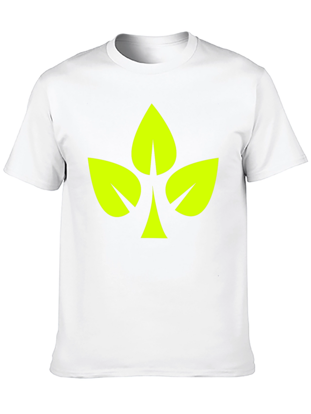 Leaf Clover Graphic Black T-Shirt
