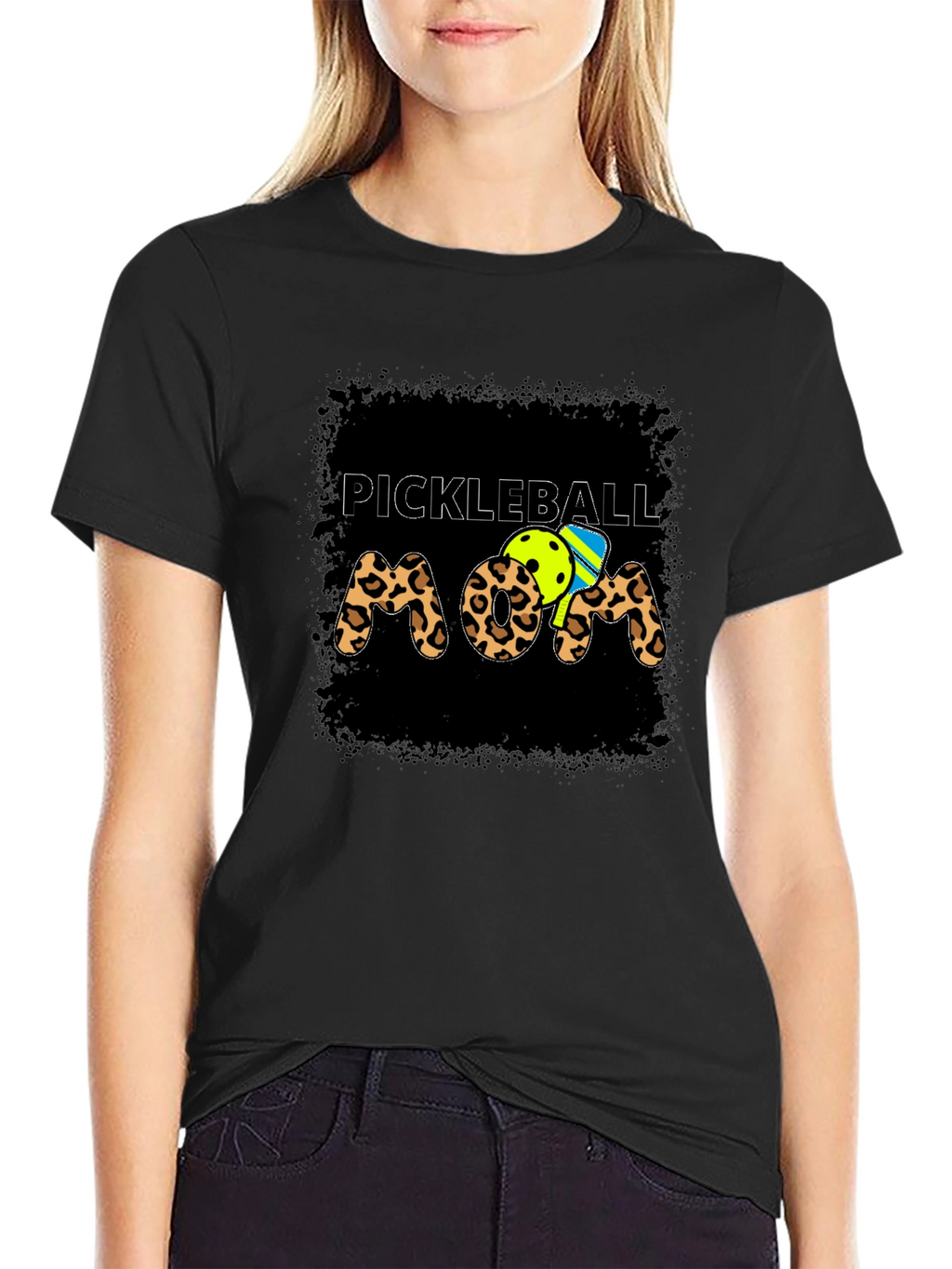 Pickleball Mom Graphic T-Shirt