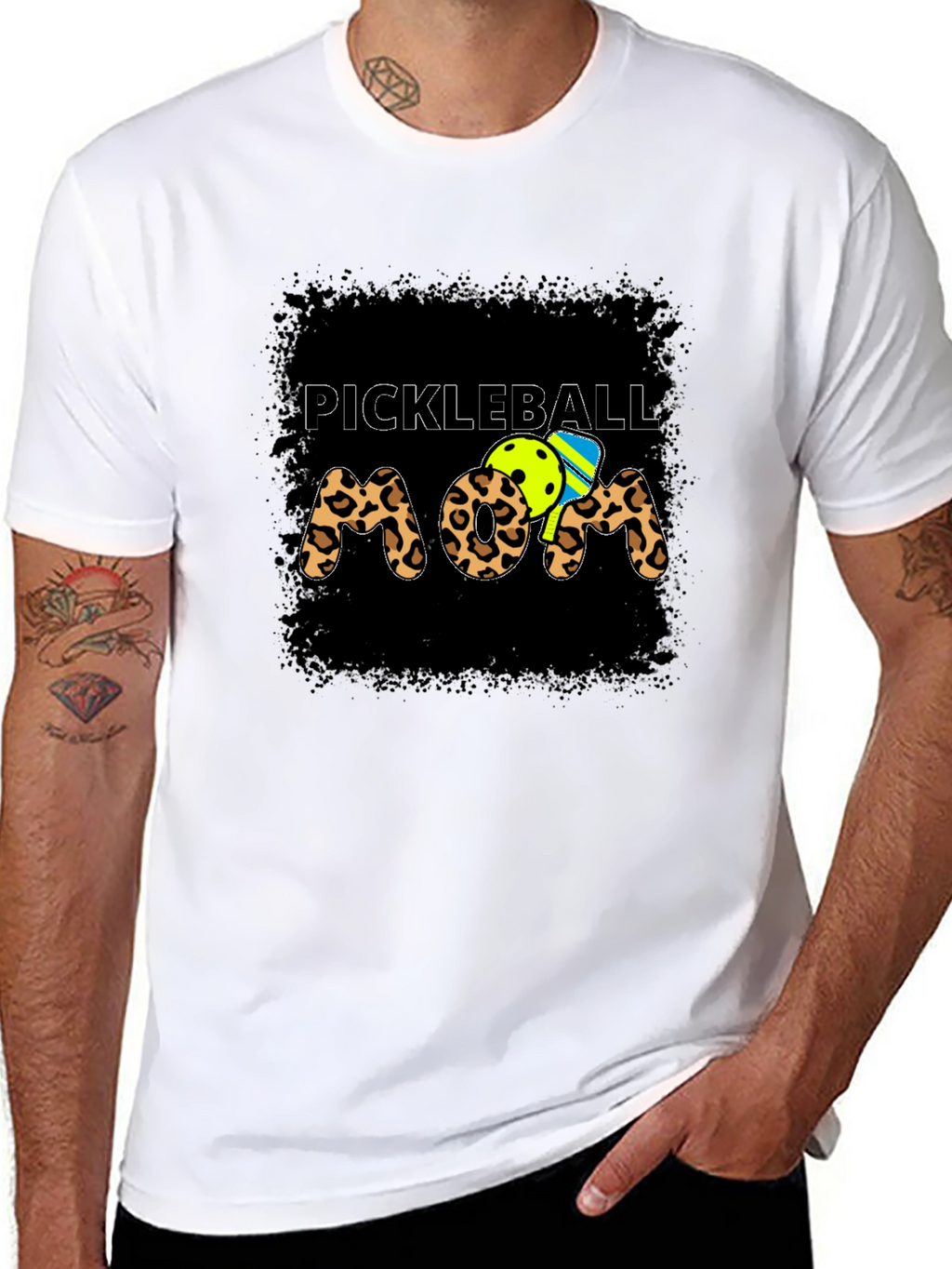 Pickleball Mom Graphic T-Shirt