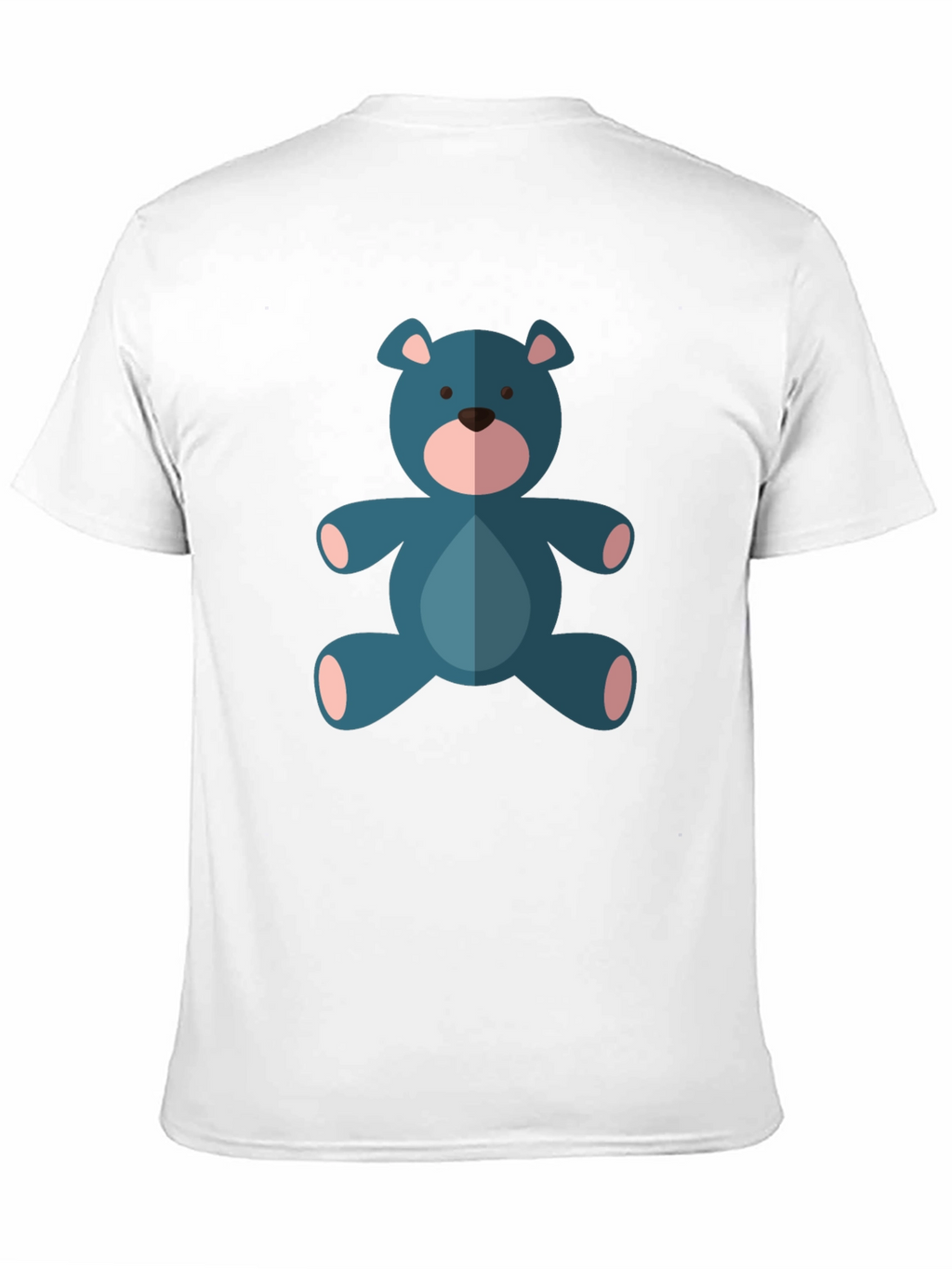 Teddy Bear Graphic T-Shirt - Casual Black Tee