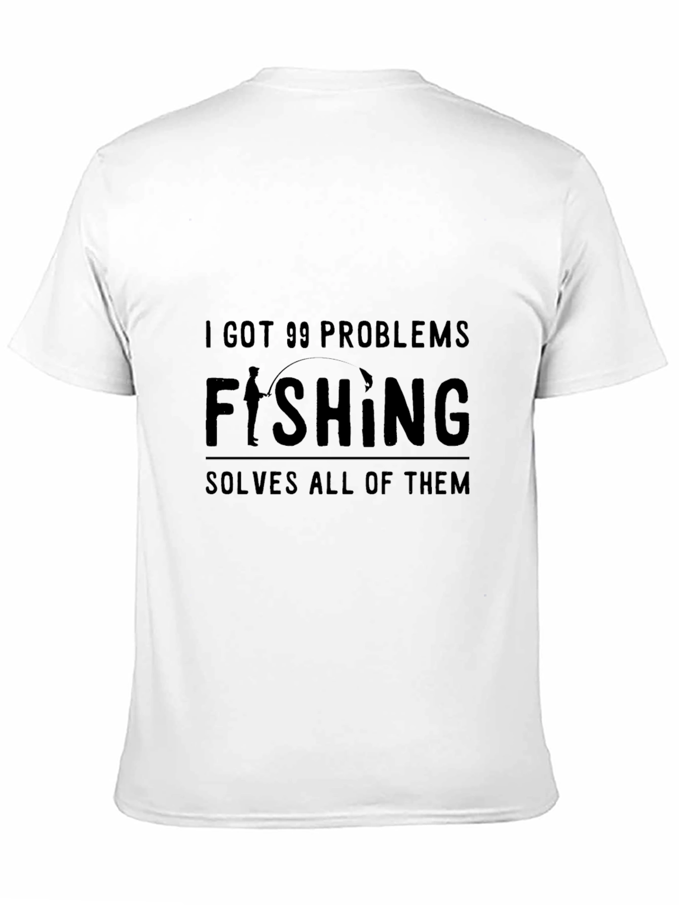 Funny Fishing T-Shirt: 99 Problems Solved