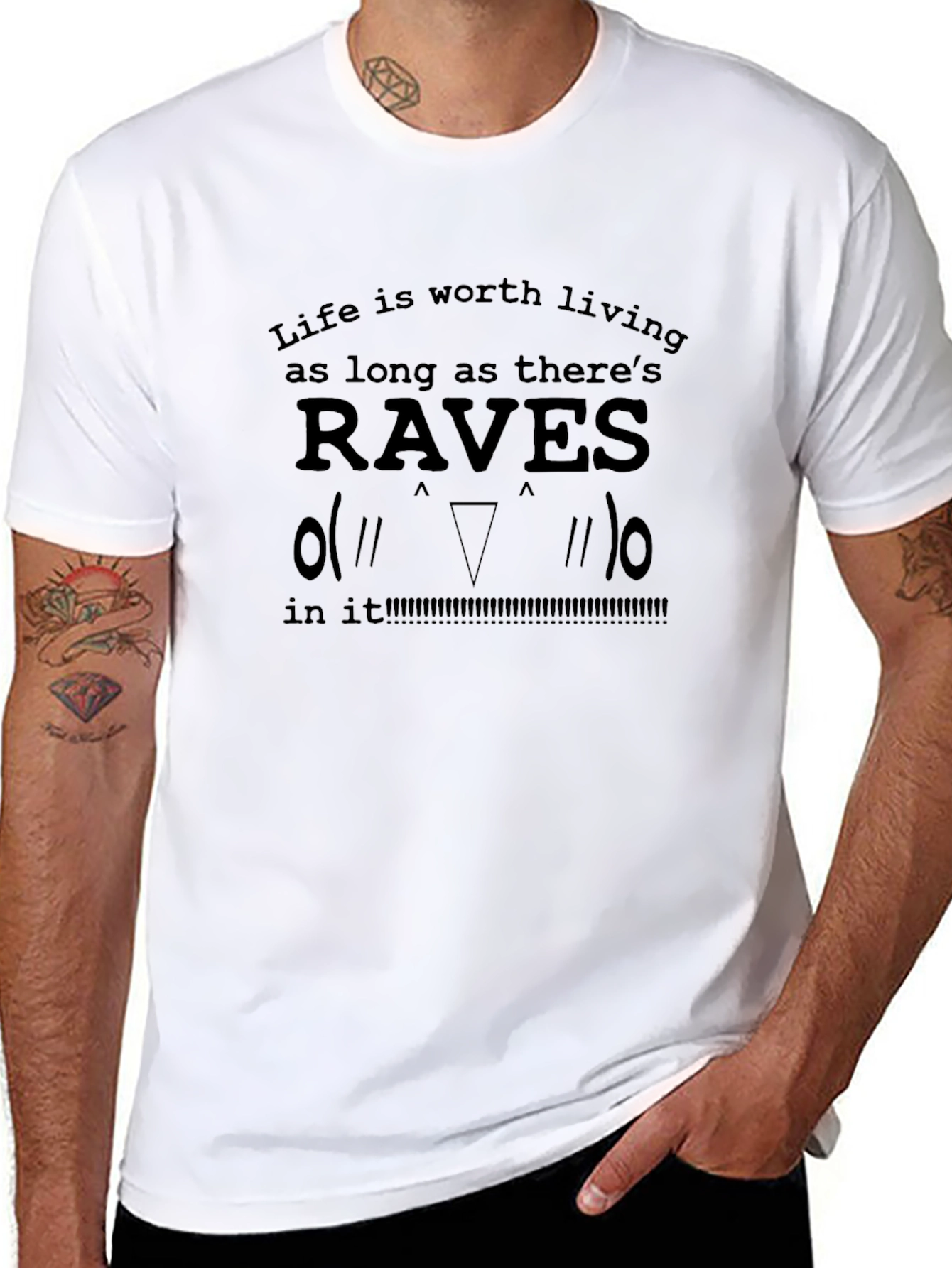 Raves Life T-Shirt - EDM Music Festival Apparel